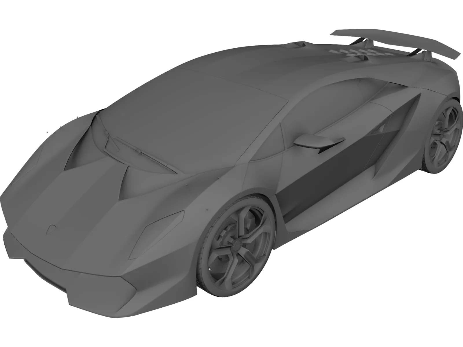 Lamborghini Sesto Elemento 3D Model main preview