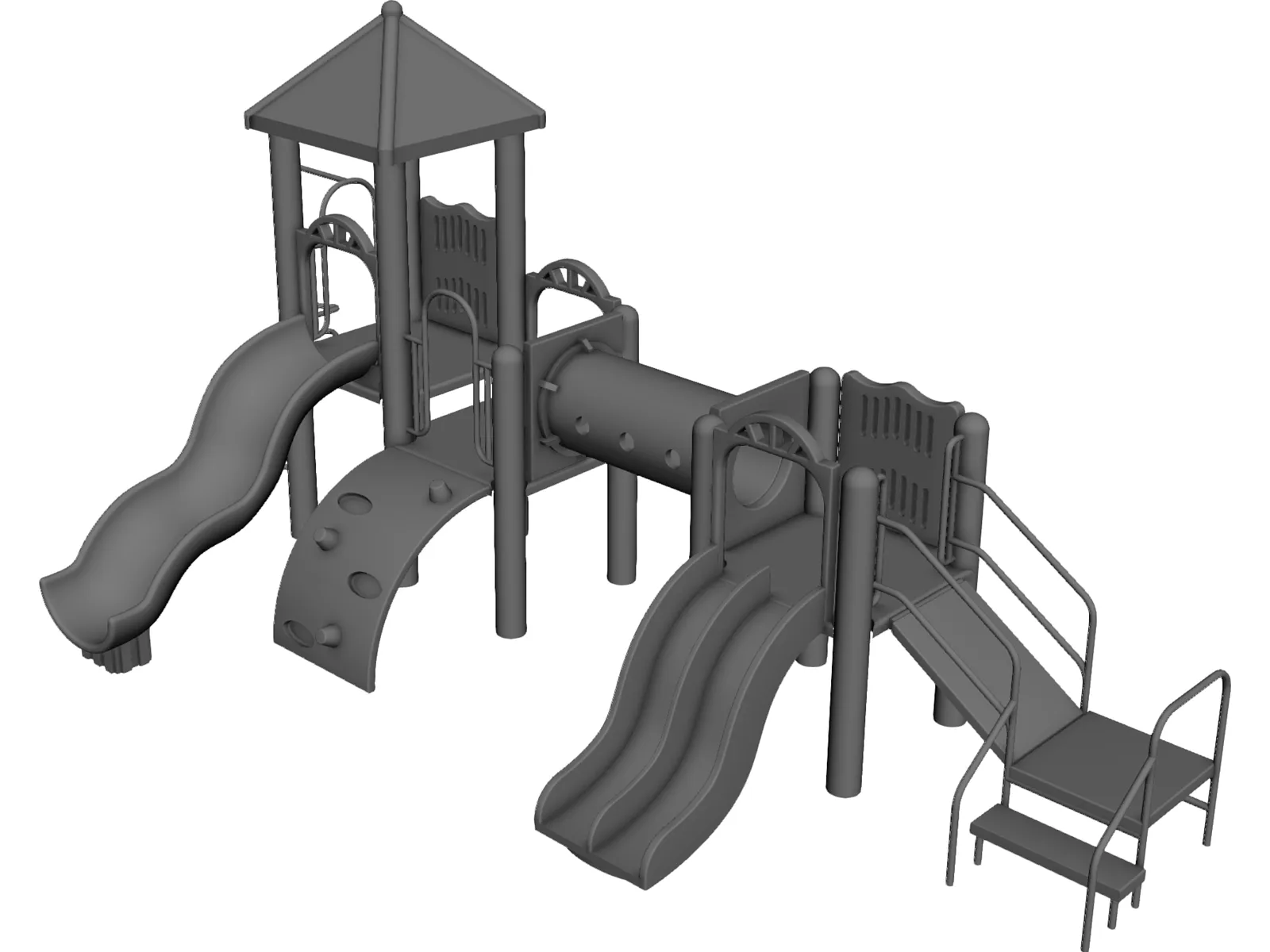 Children Playground 3D Model main preview