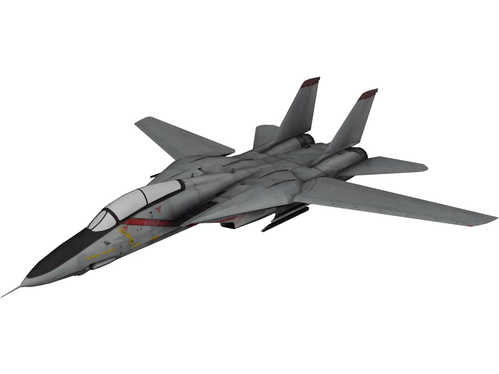 F-14A Tomcat 3D Model main preview
