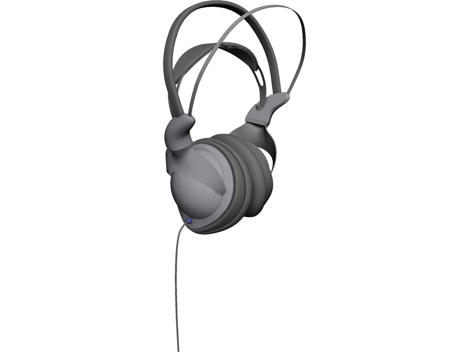 Headphones 3D Model main preview