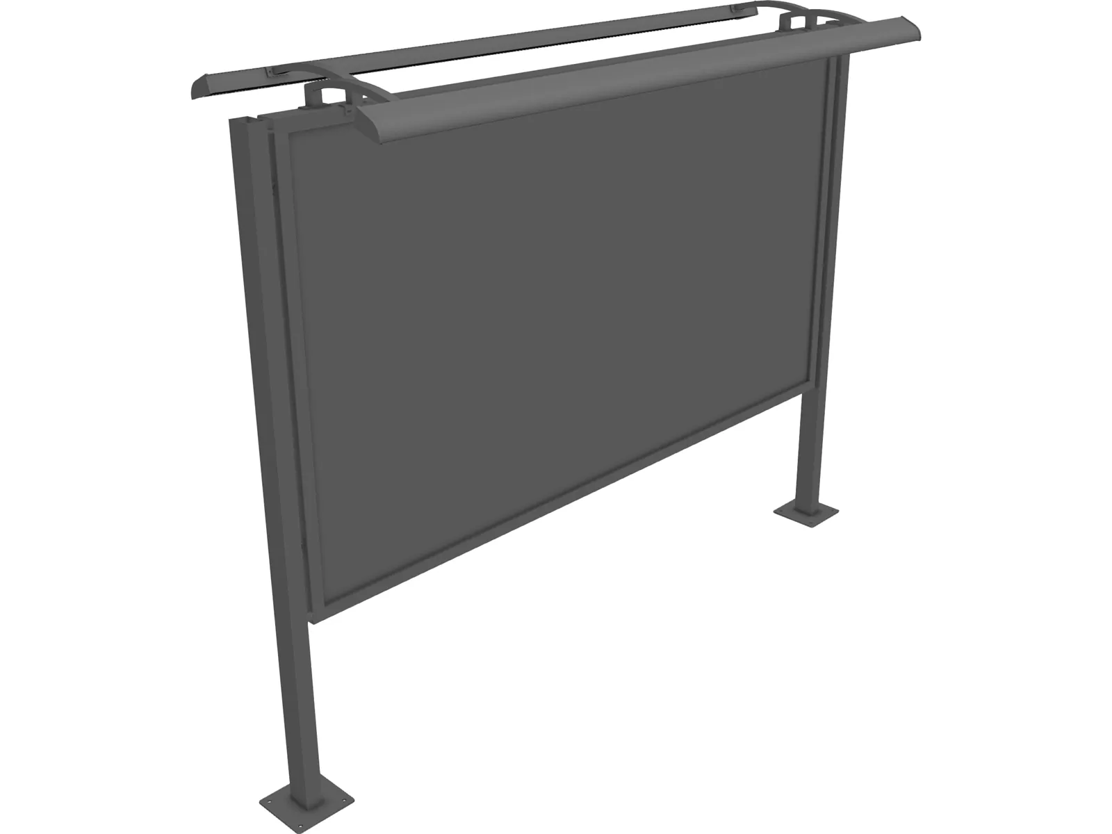 Billboard 3D Model main preview