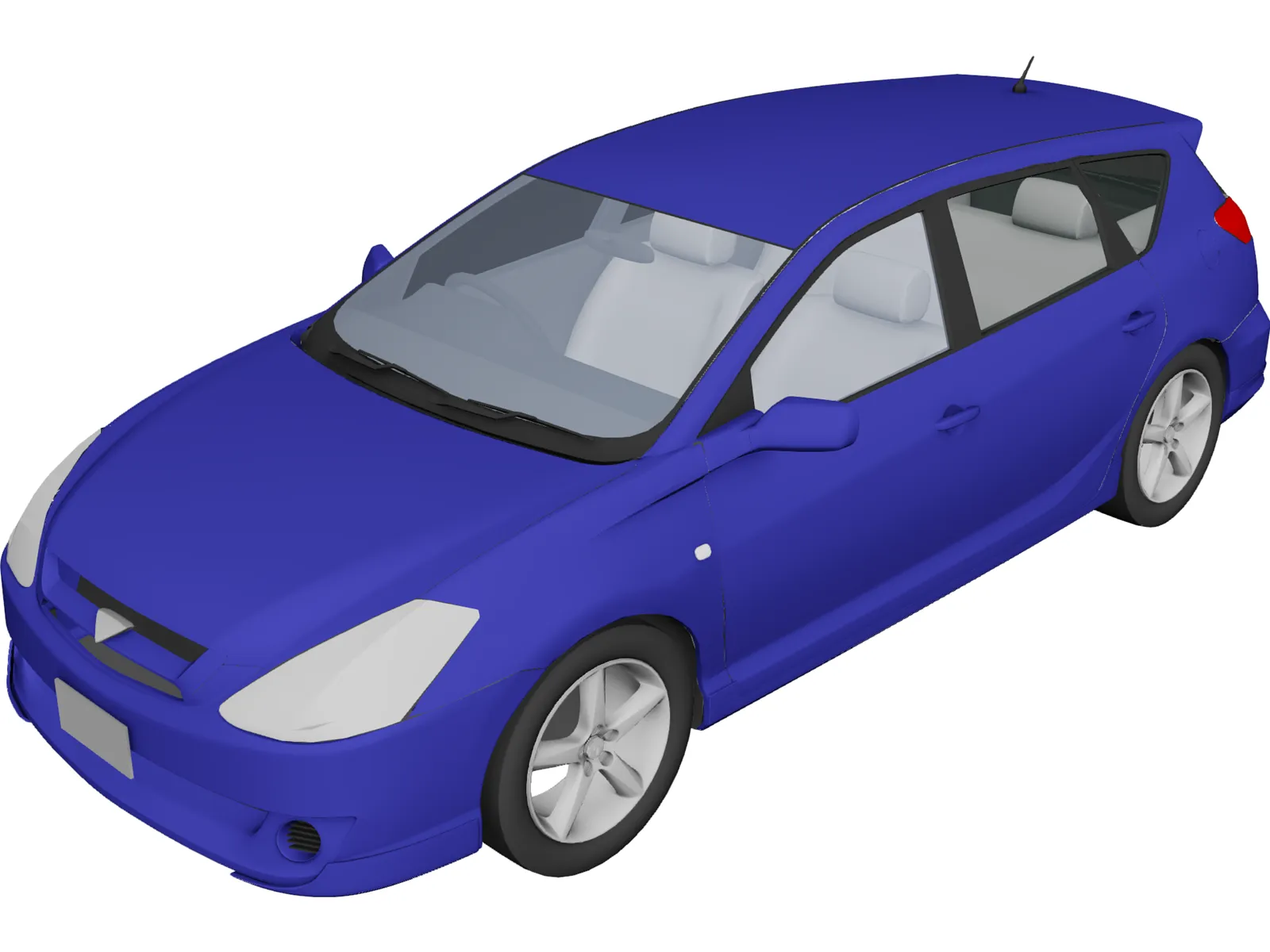 Toyota Caldina 3D Model main preview