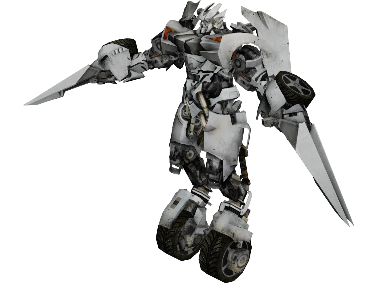 Transformers Sideswipe 3D Model main preview