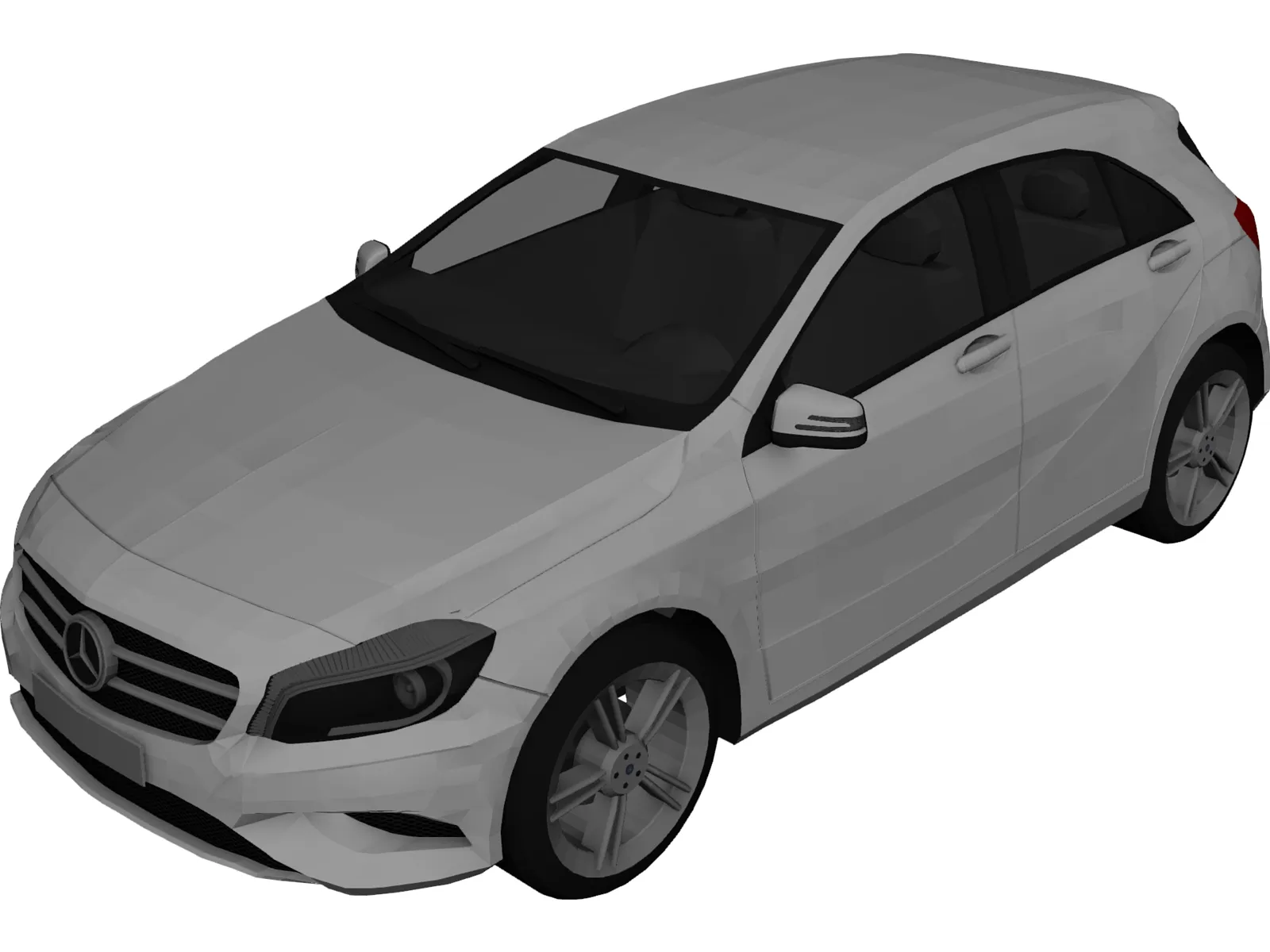 Mercedes-Benz A250 (2012) 3D Model main preview
