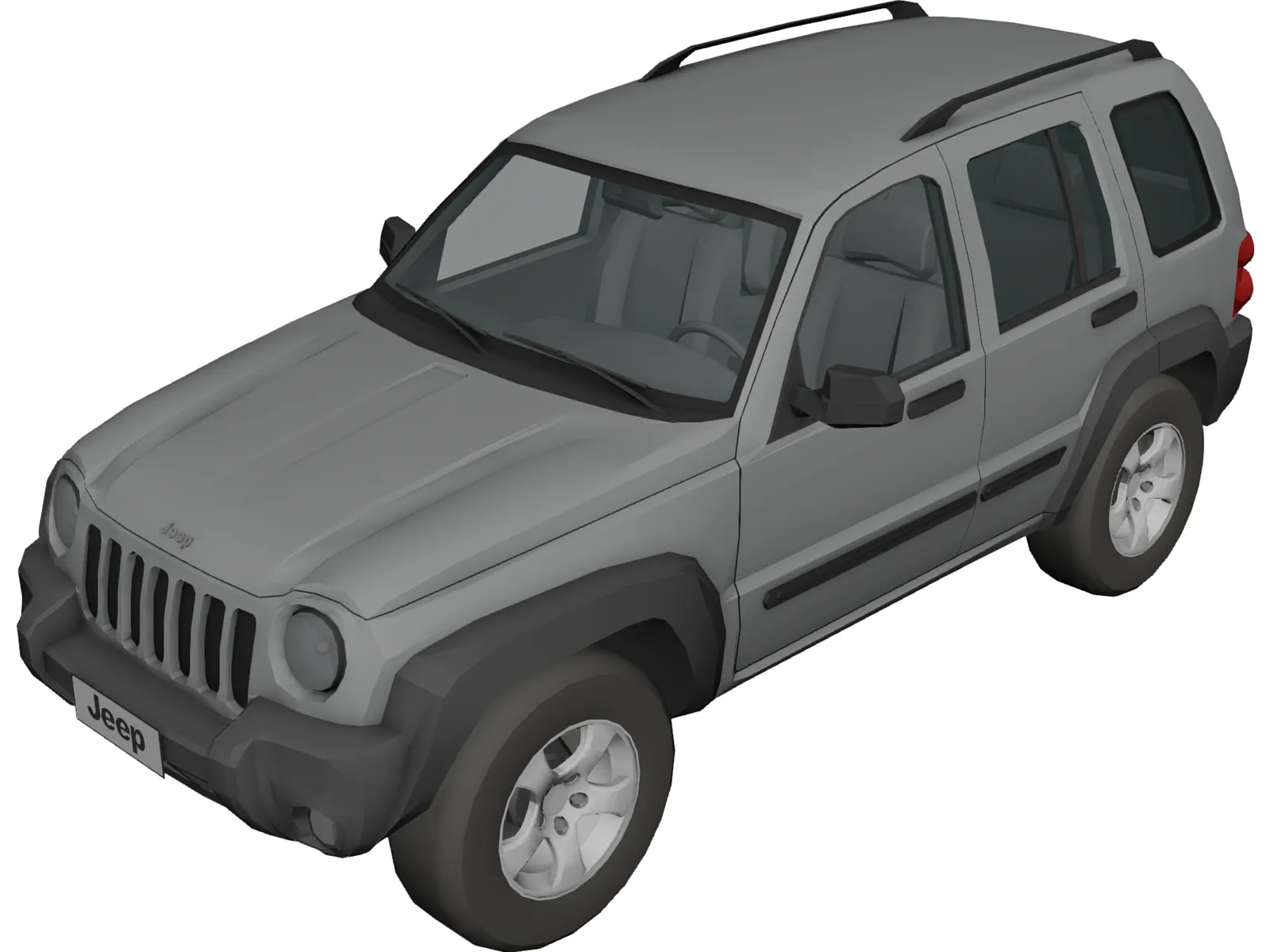 Jeep Liberty (2010) 3D Model main preview