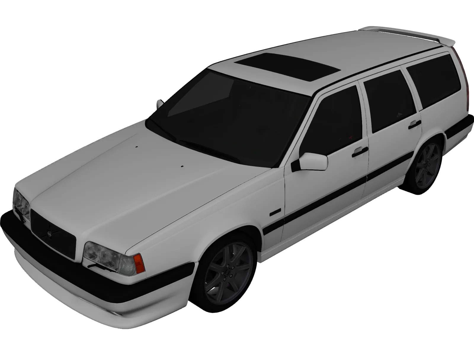 Volvo 850R Estate 3D Model main preview