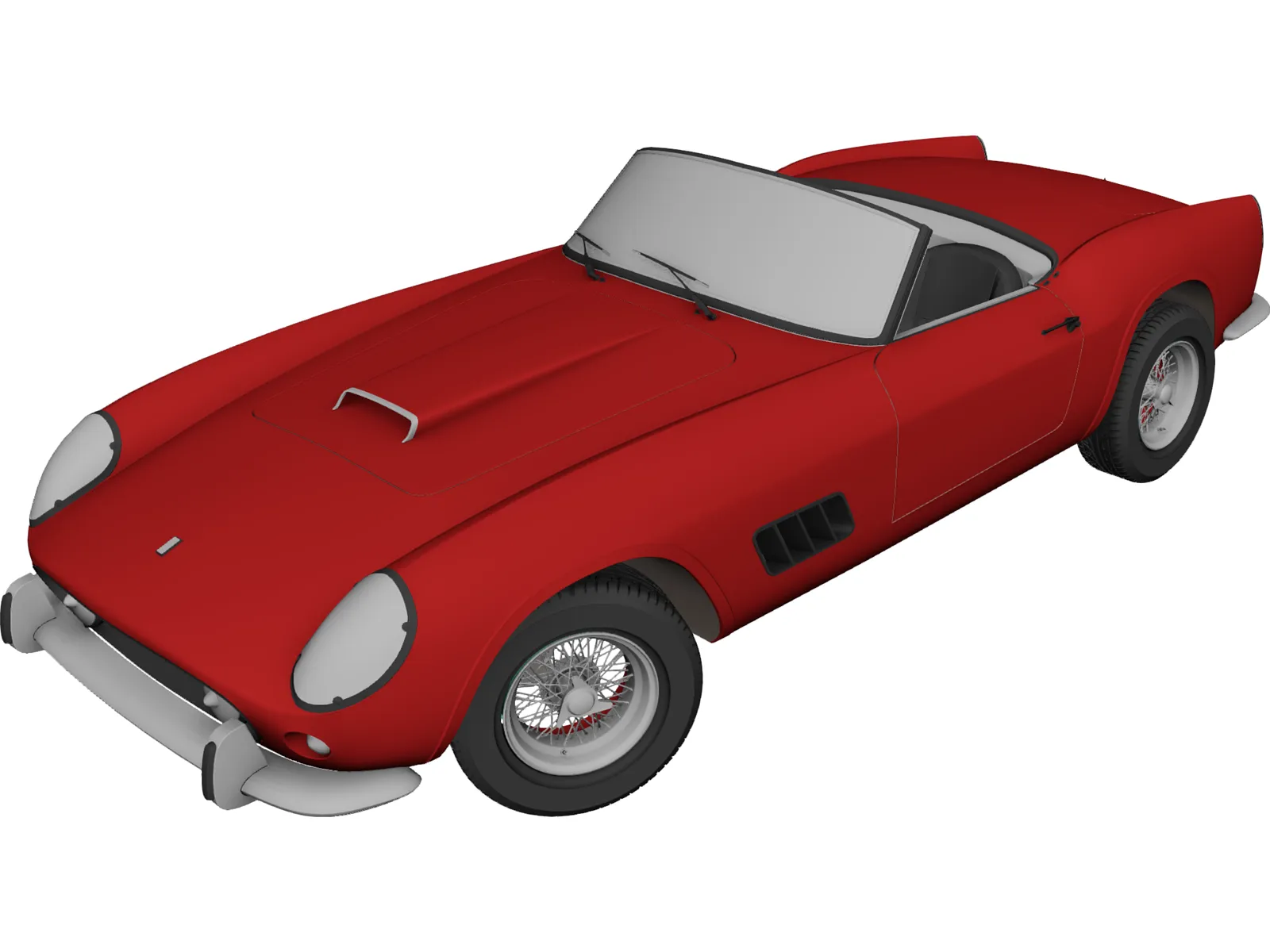 Ferrari 250 (1960) 3D Model main preview