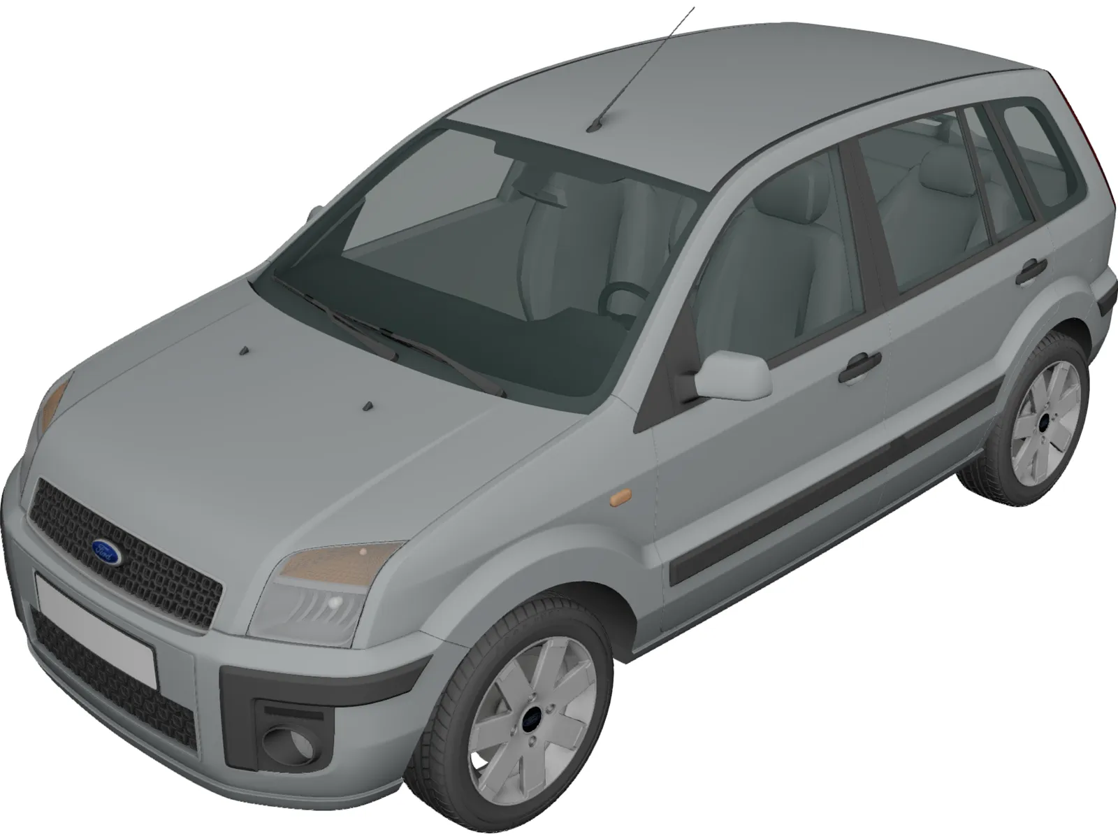 Ford Fusion Hatchback (2006) 3D Model main preview