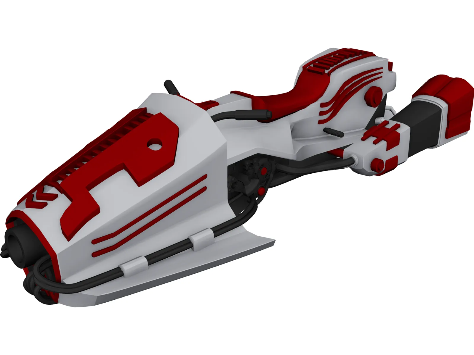 Jetbike 3D Model main preview