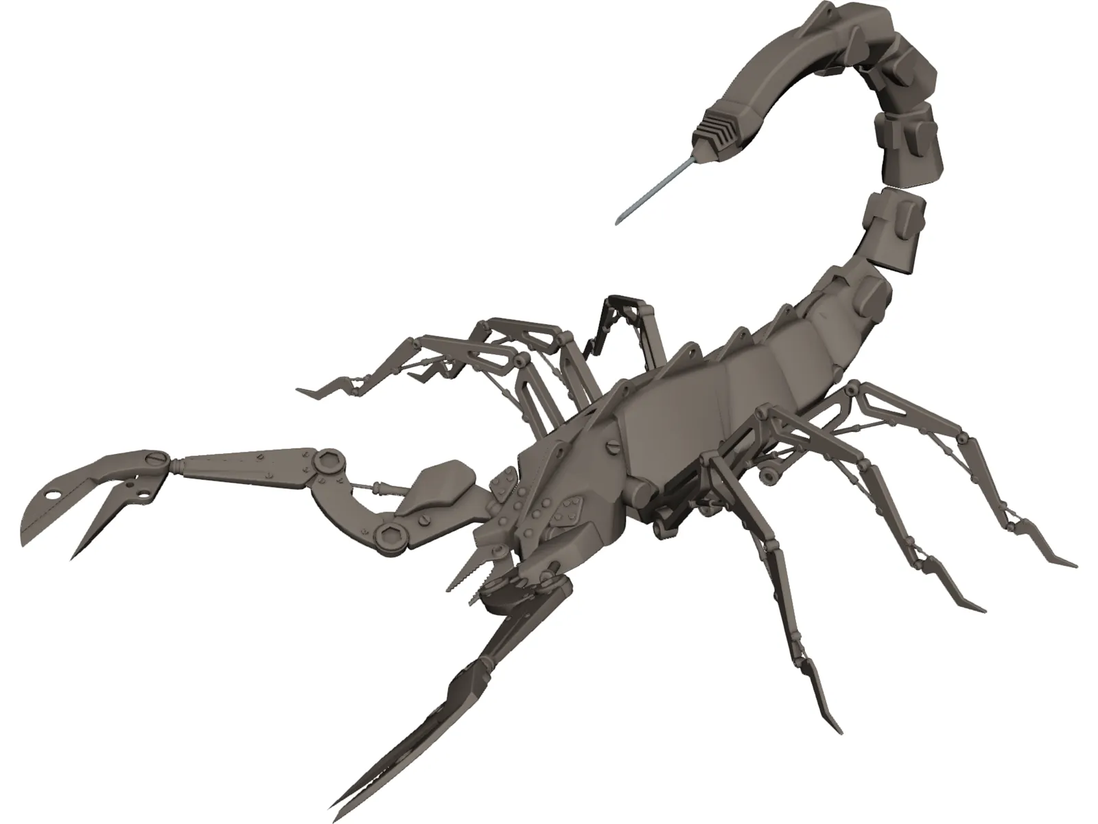 Cyber Scorpion 3D Model main preview