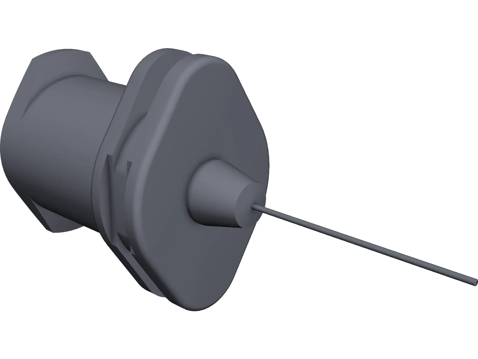 Luer Lock Needle 3D Model main preview