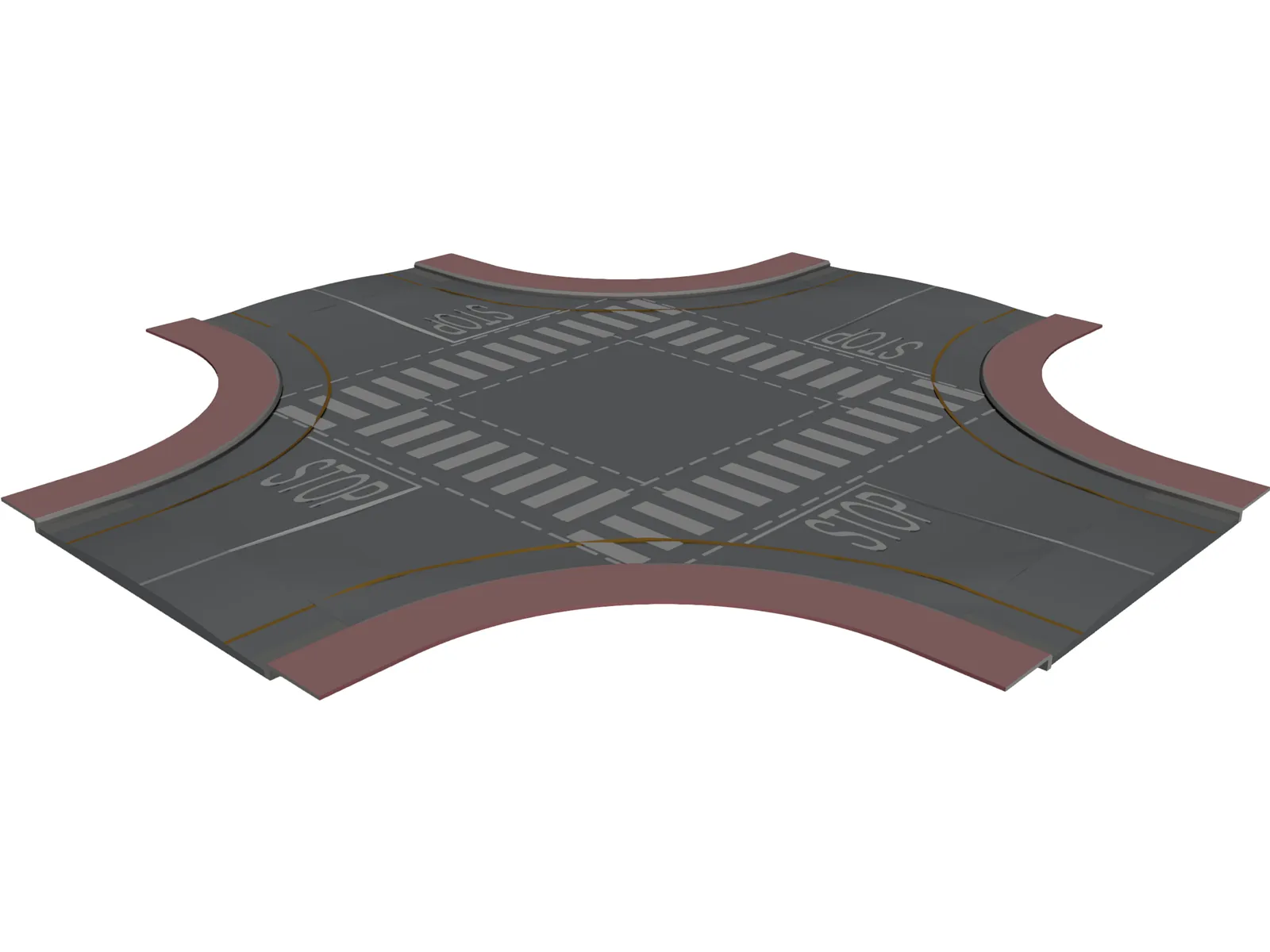 Junction 2-Way 3D Model main preview