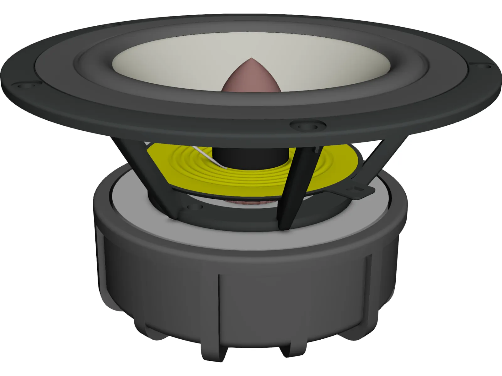 Speaker Subwoofer 3D Model main preview