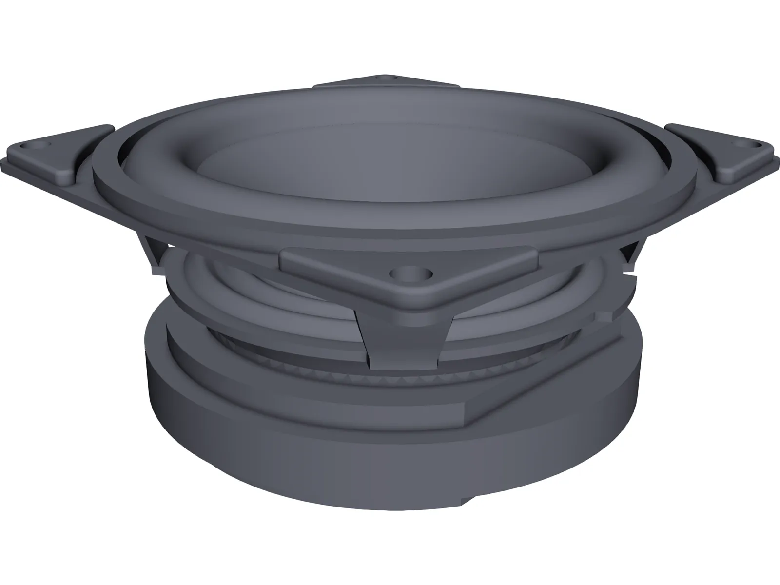 Speaker 3D Model main preview