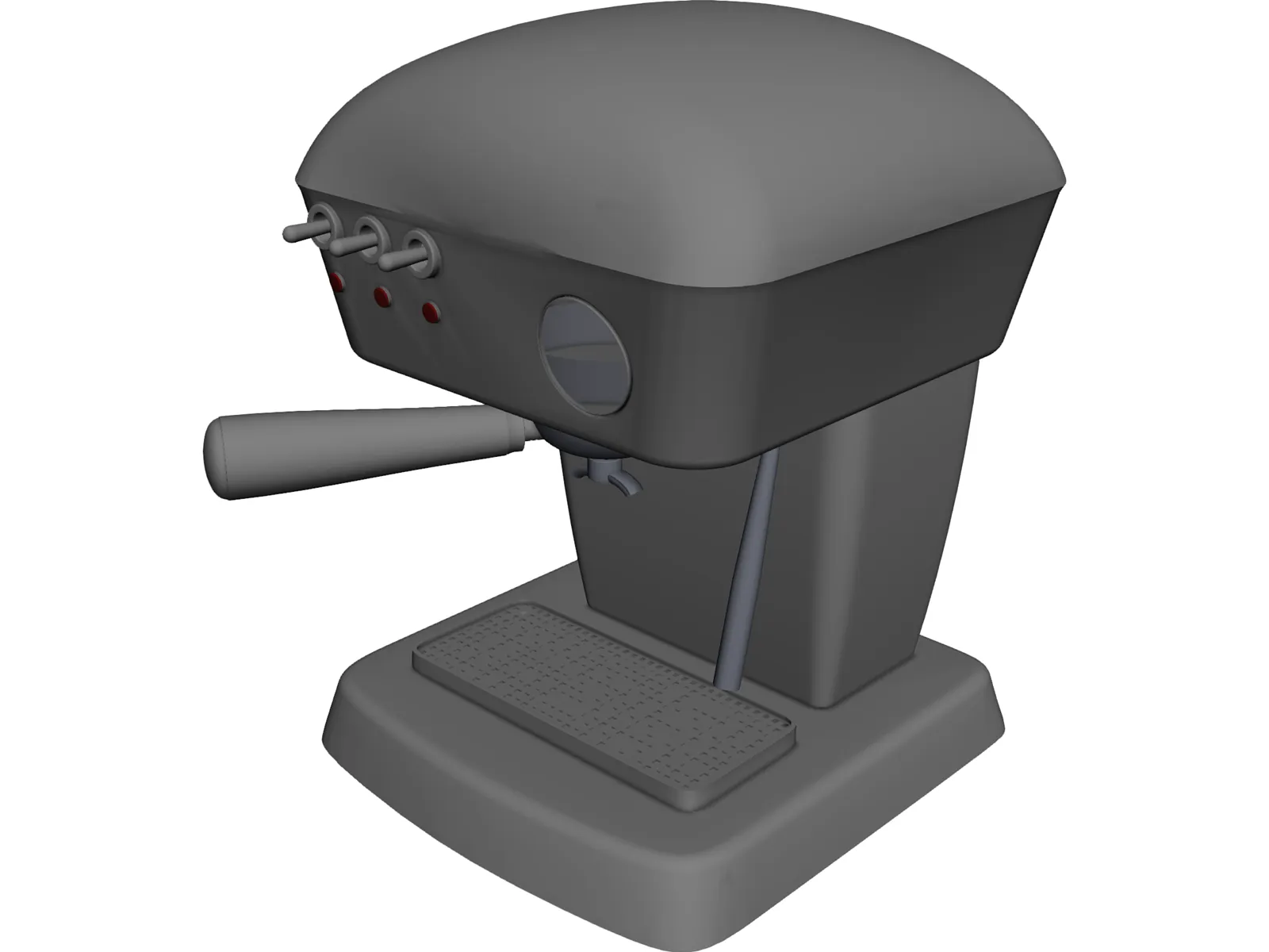 Coffee Machine 3D Model main preview