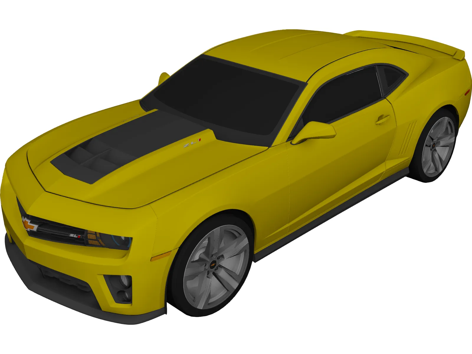 Chevrolet Camaro ZL1 (2012) 3D Model main preview