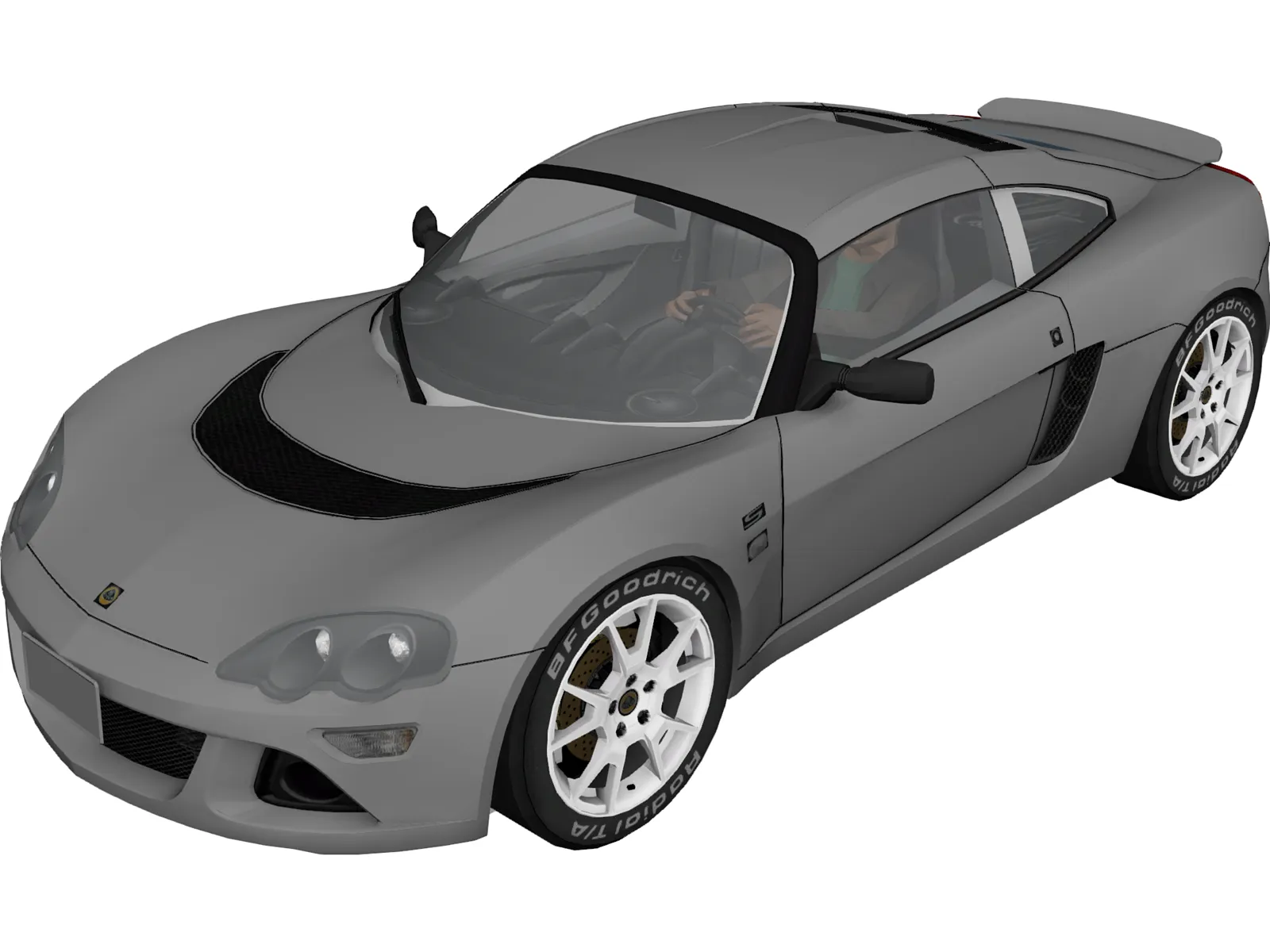 Lotus Europa (2006) 3D Model main preview