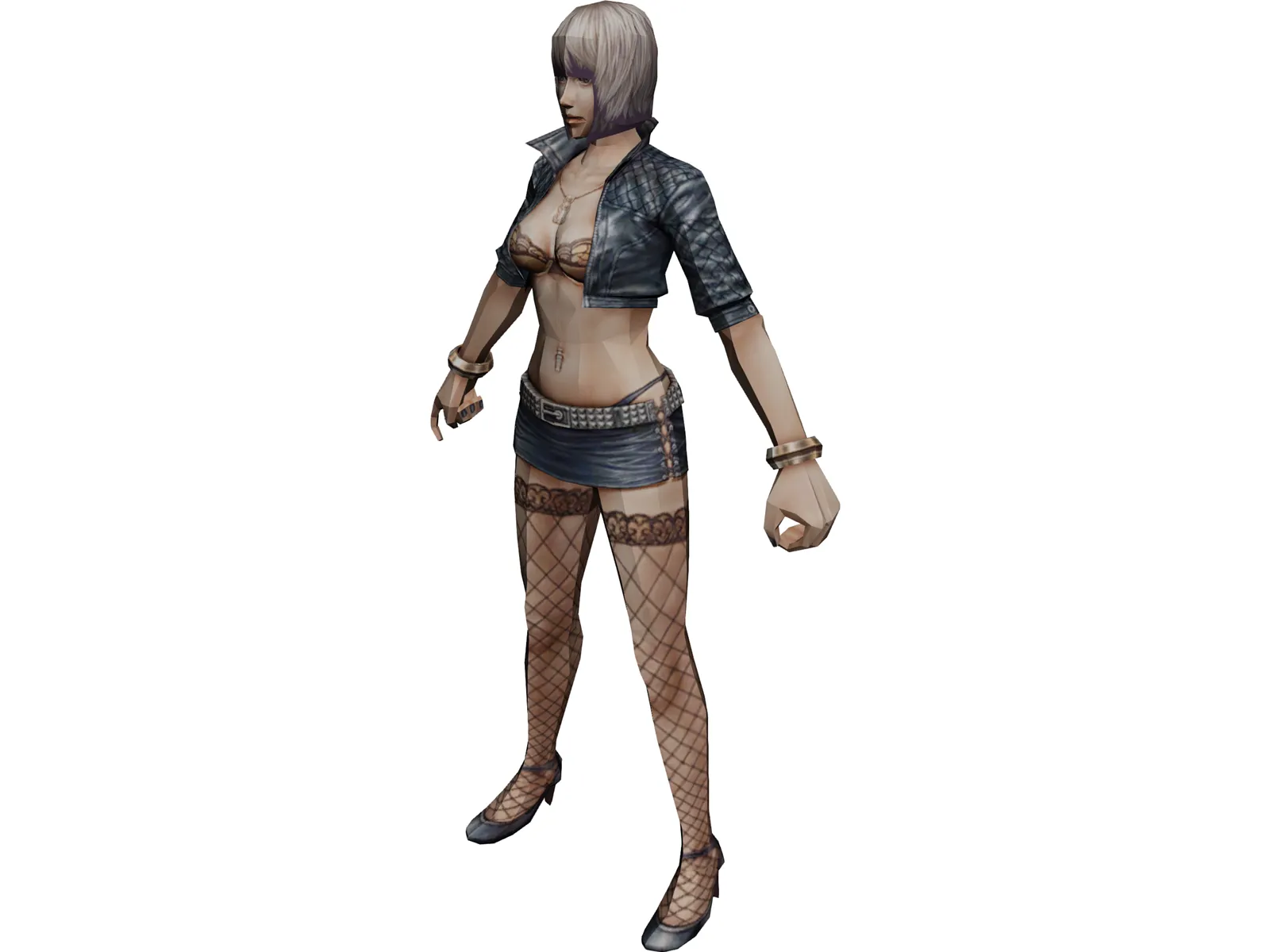 Jennifer 3D Model main preview