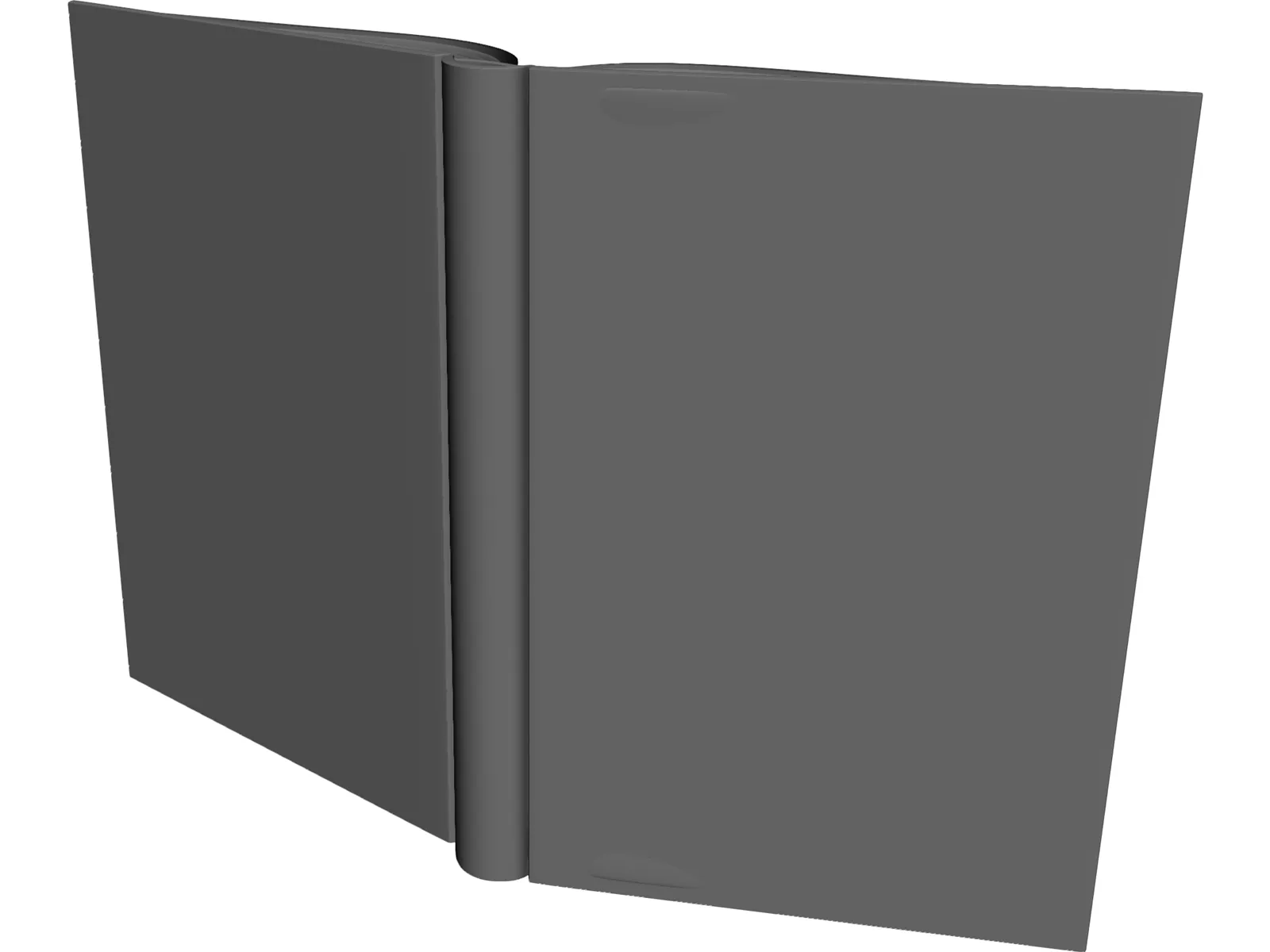 Book Open 3D Model main preview