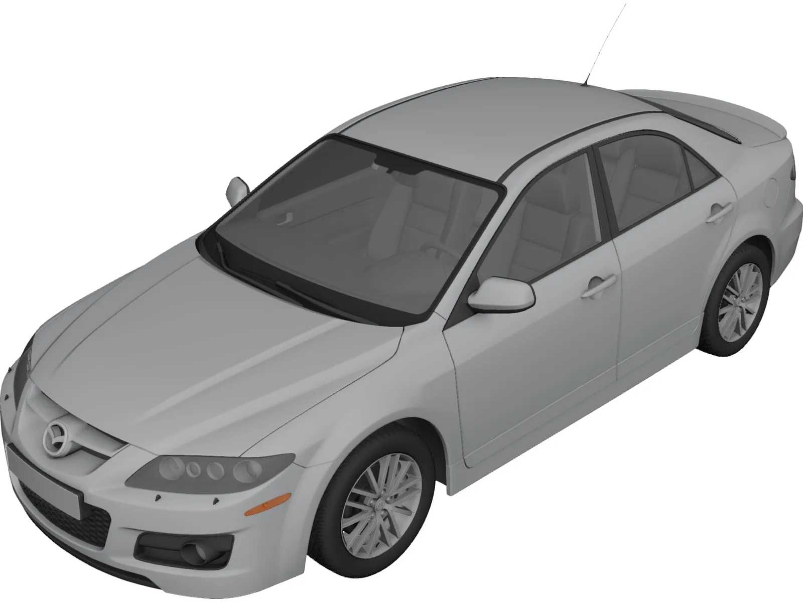 Mazda 6 MPS (2006) 3D Model main preview