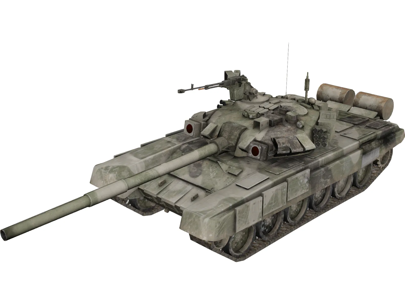 T90 Russian Tank 3D Model main preview
