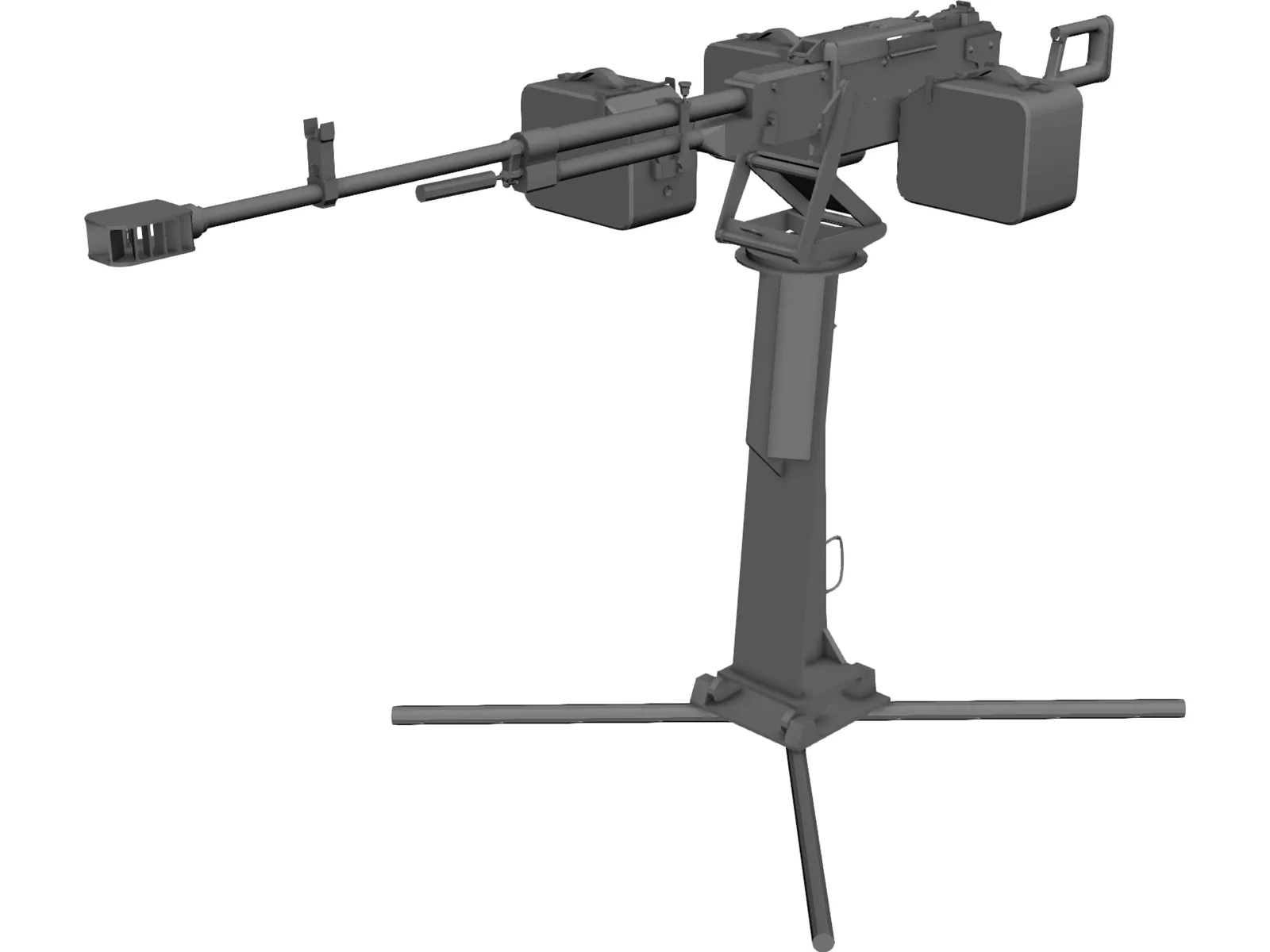 Kord Machine Gun 6P50-3 3D Model main preview