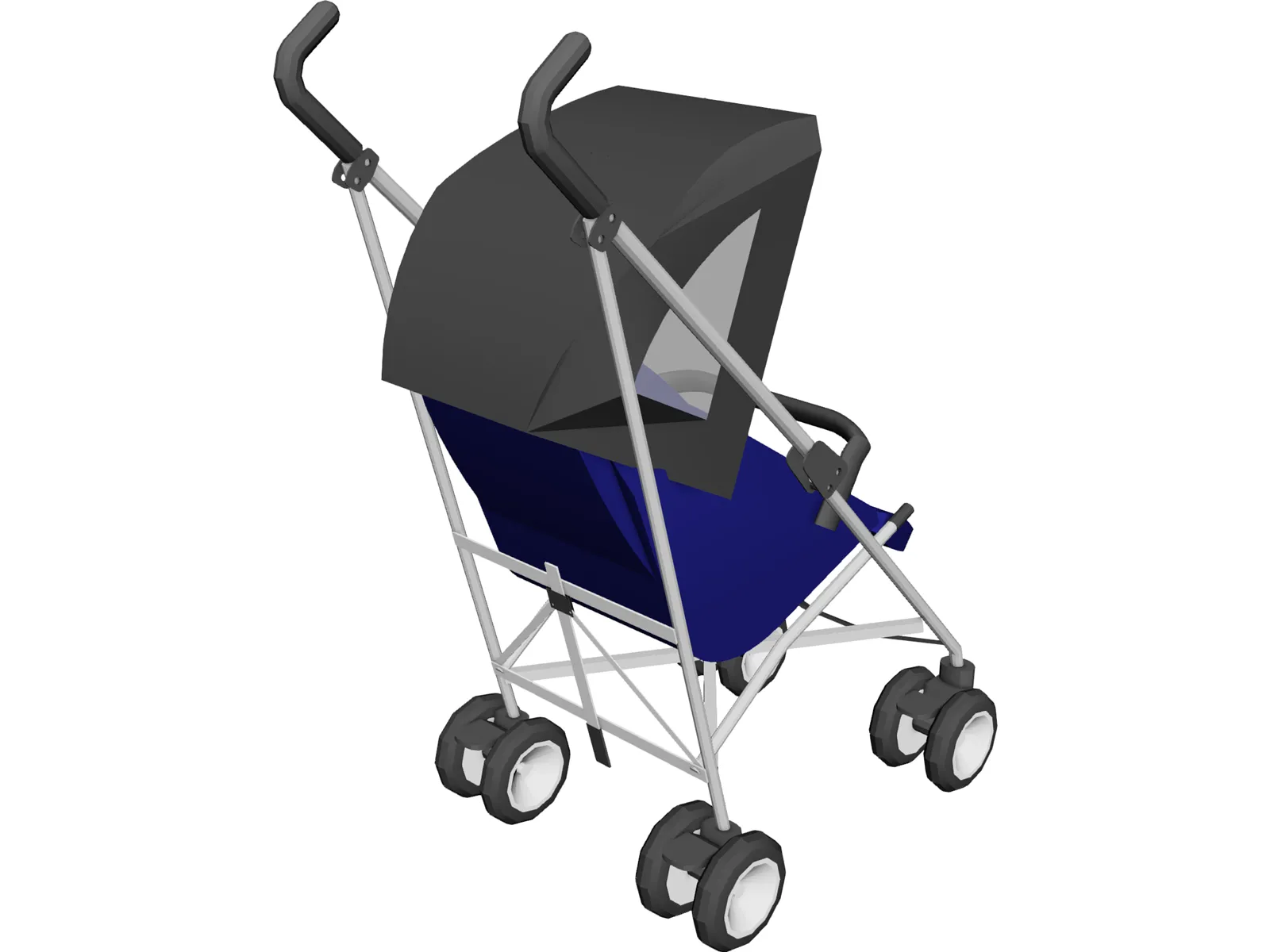 Quinny Stroller 3D Model main preview
