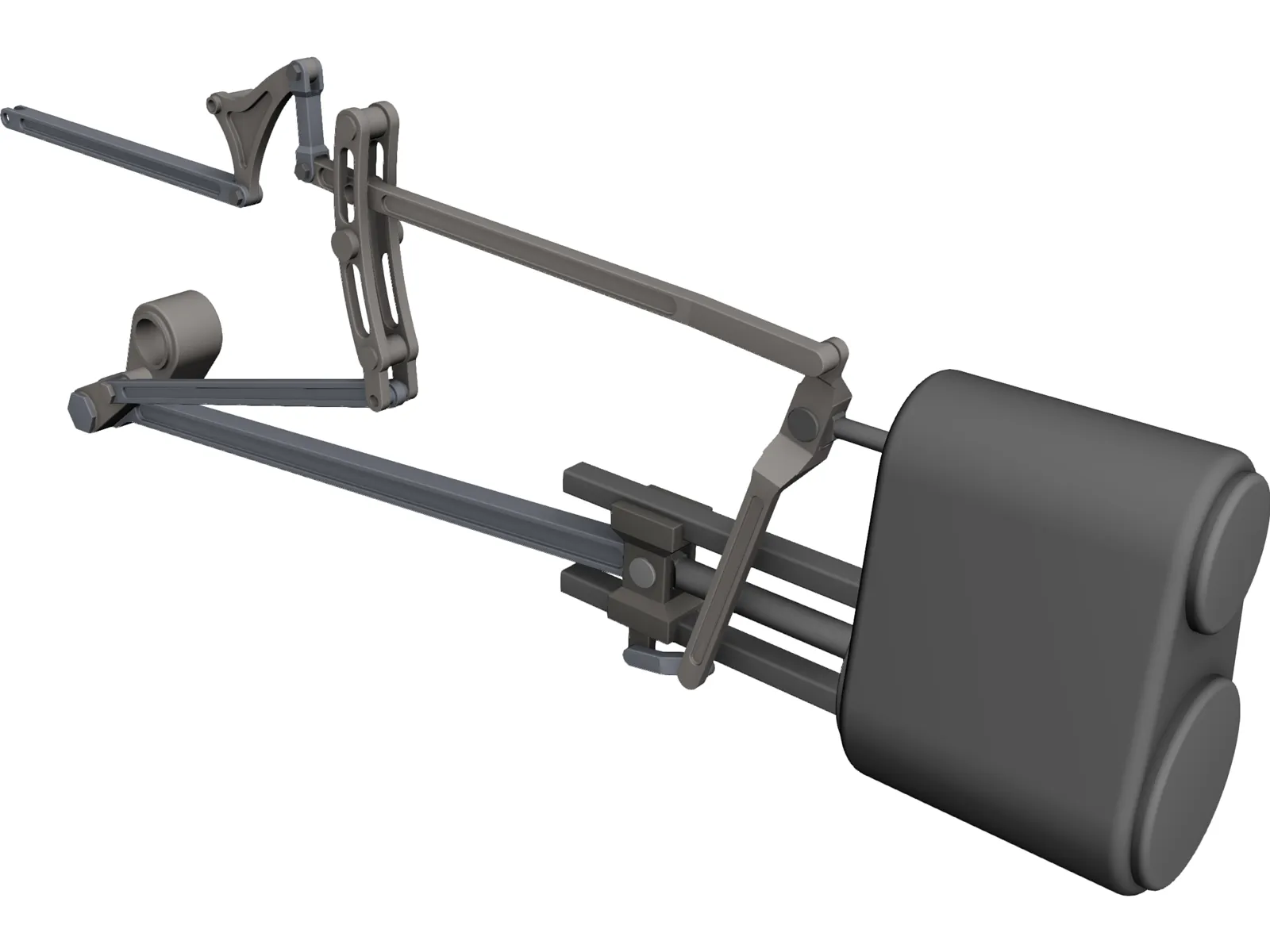 Steam Engine Walschaert Gear 3D Model main preview