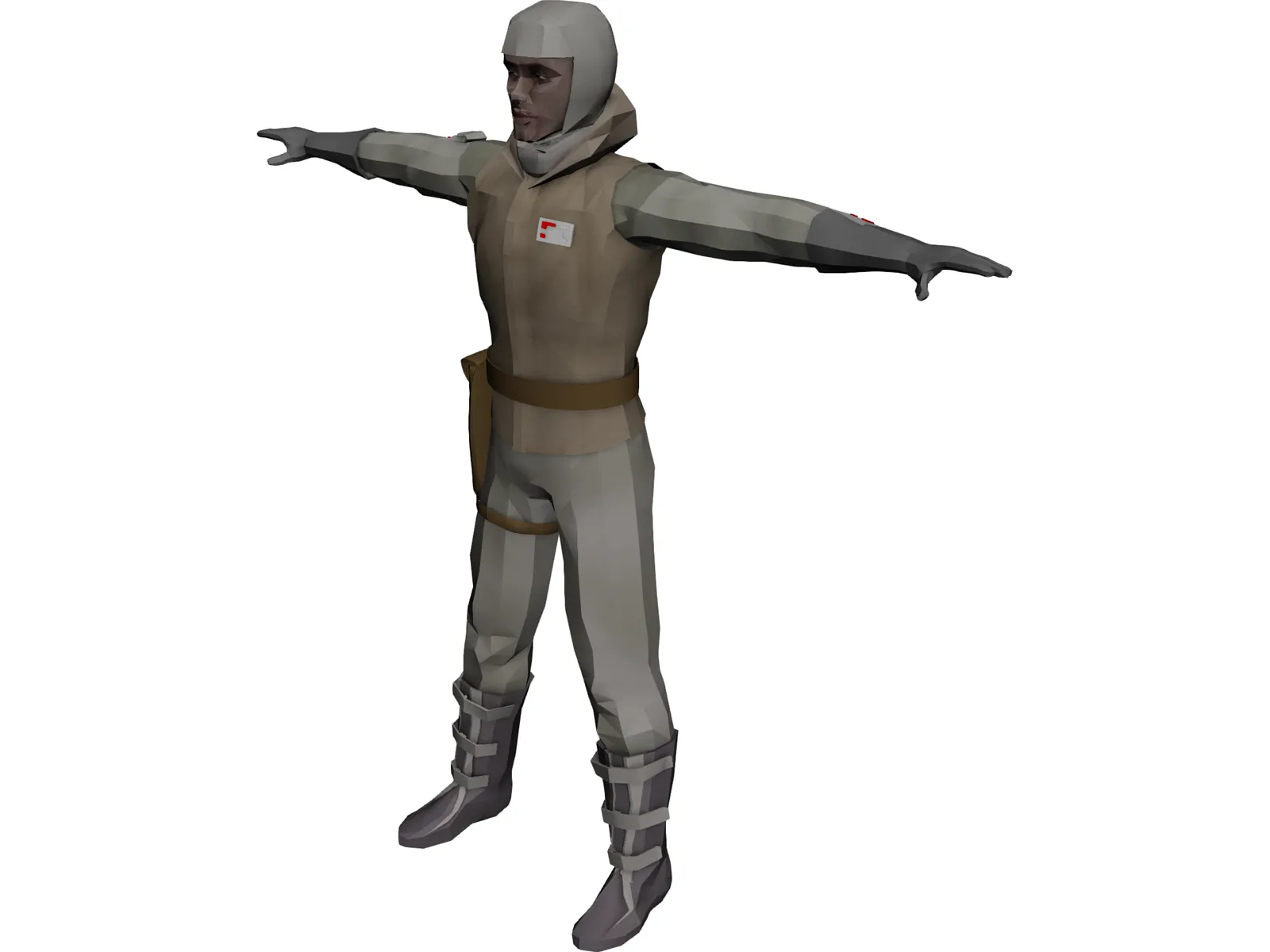 Star Wars Hoth Soldier 3D Model main preview