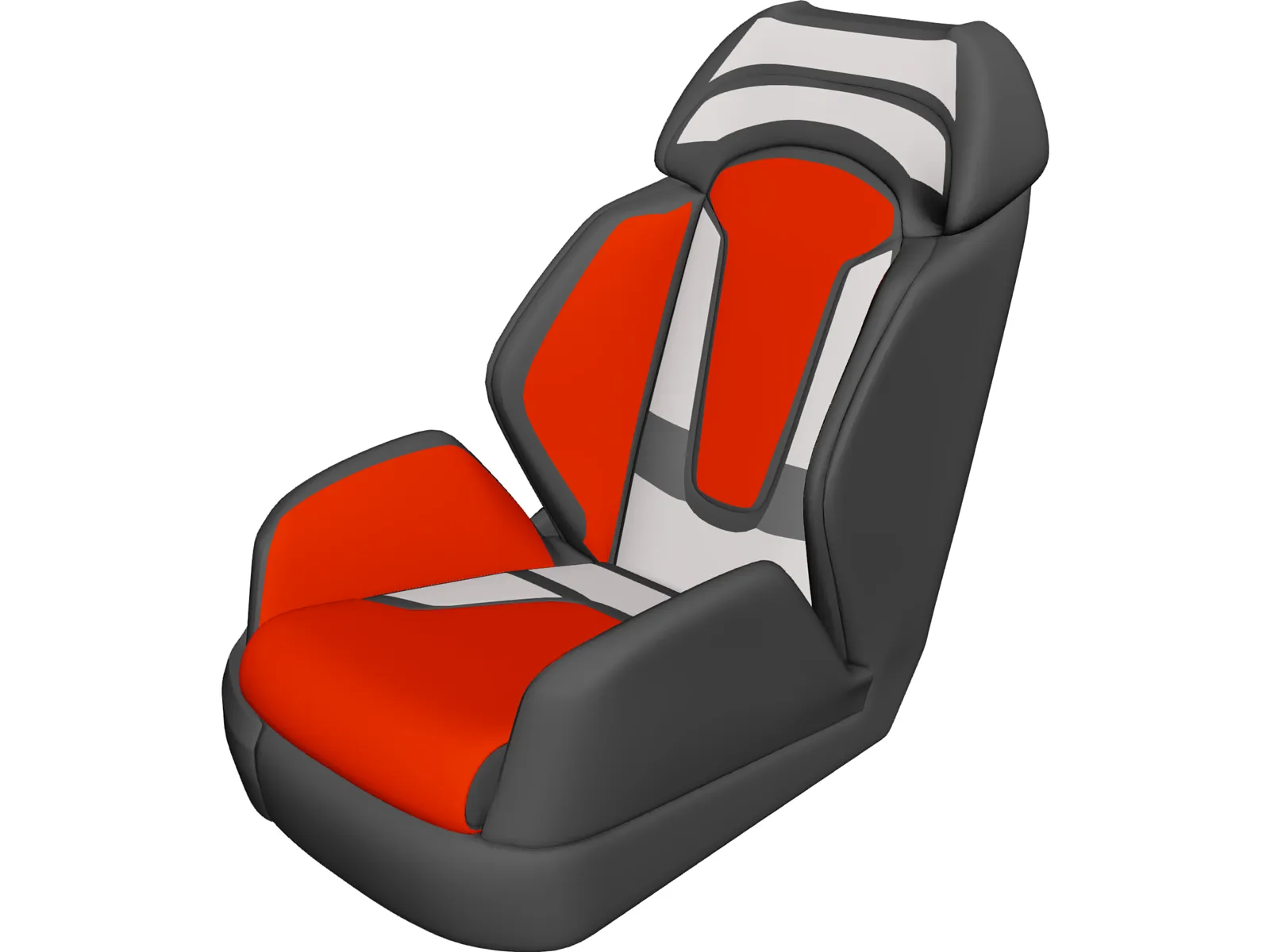 Child Seat 3D Model main preview