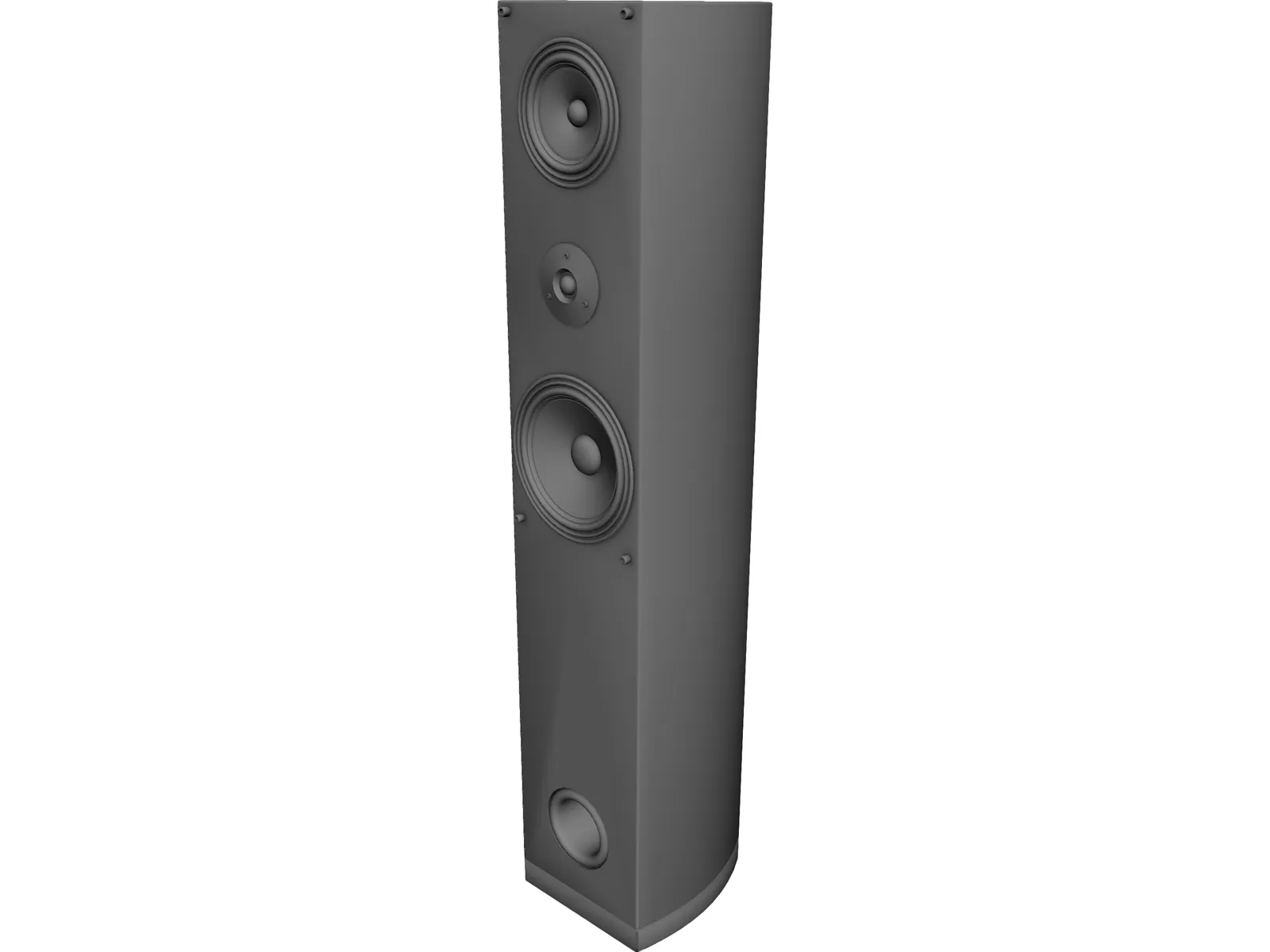 Home Speaker 3D Model main preview
