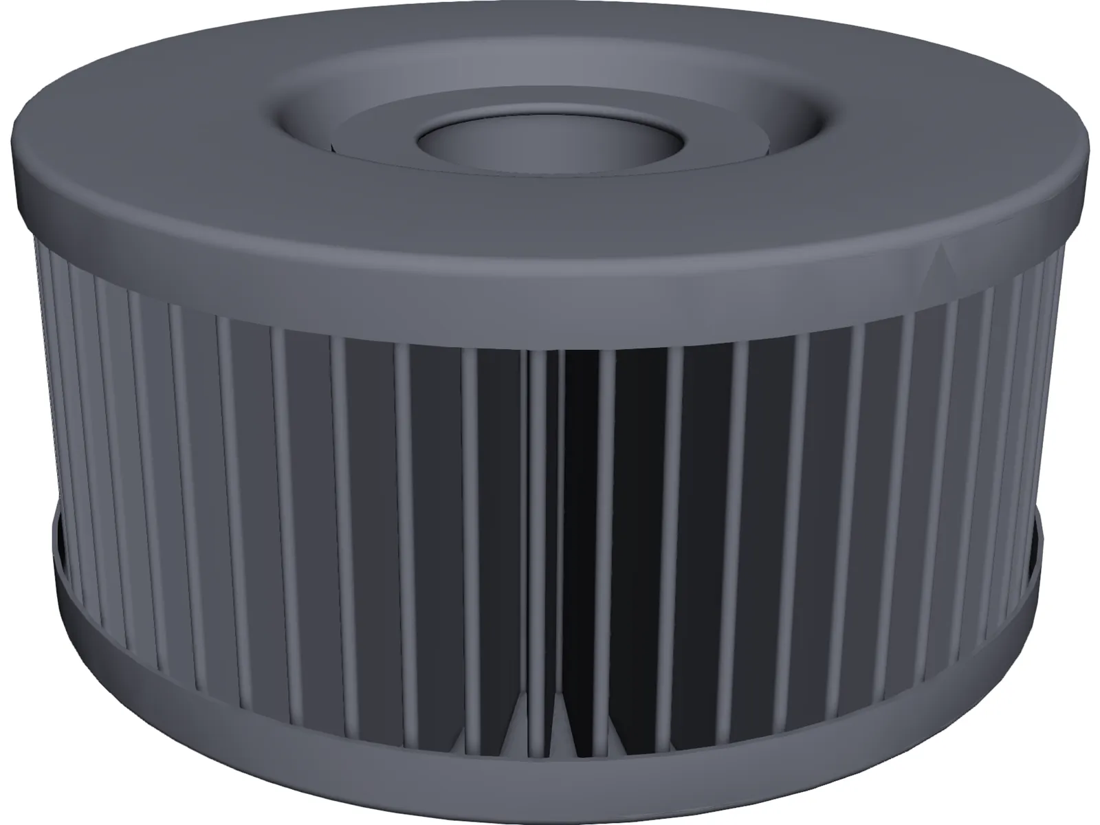 Air Filter 3D Model main preview