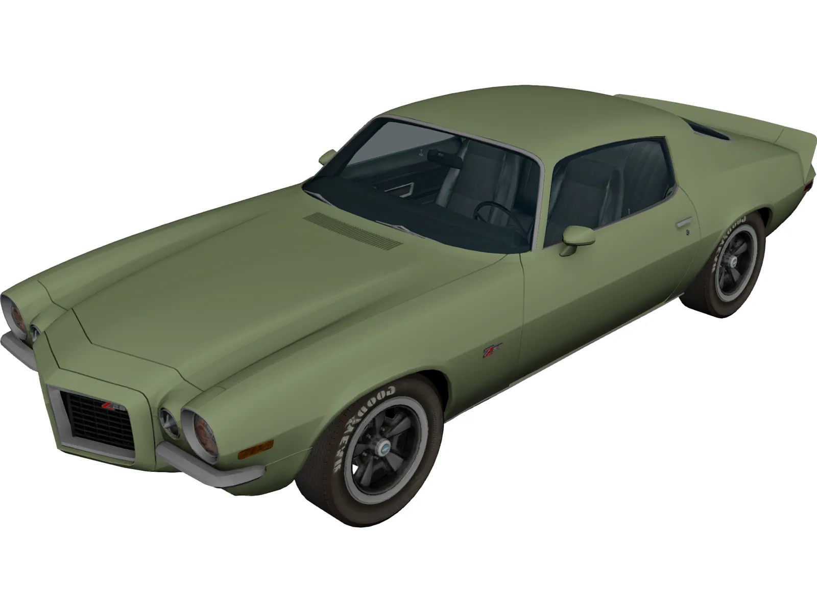 Chevrolet Camaro Z28 3D Model main preview