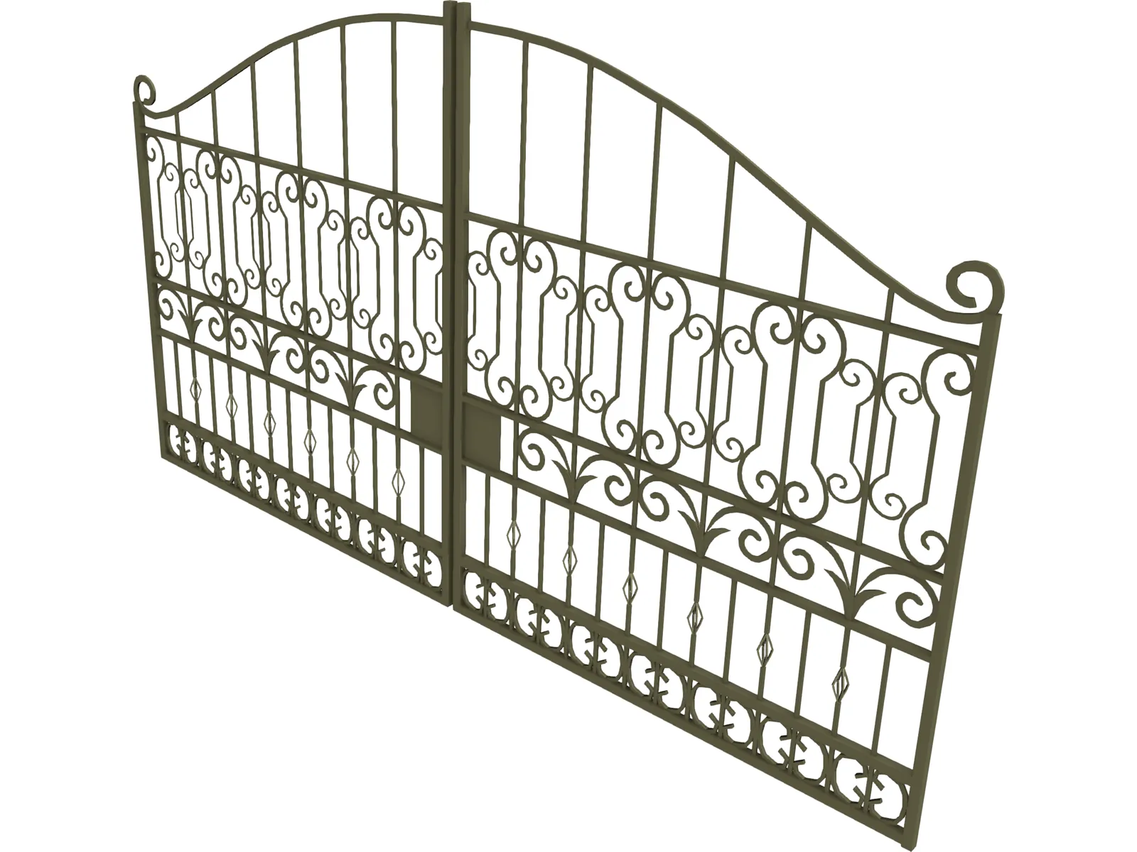 Iron Gate 3D Model main preview