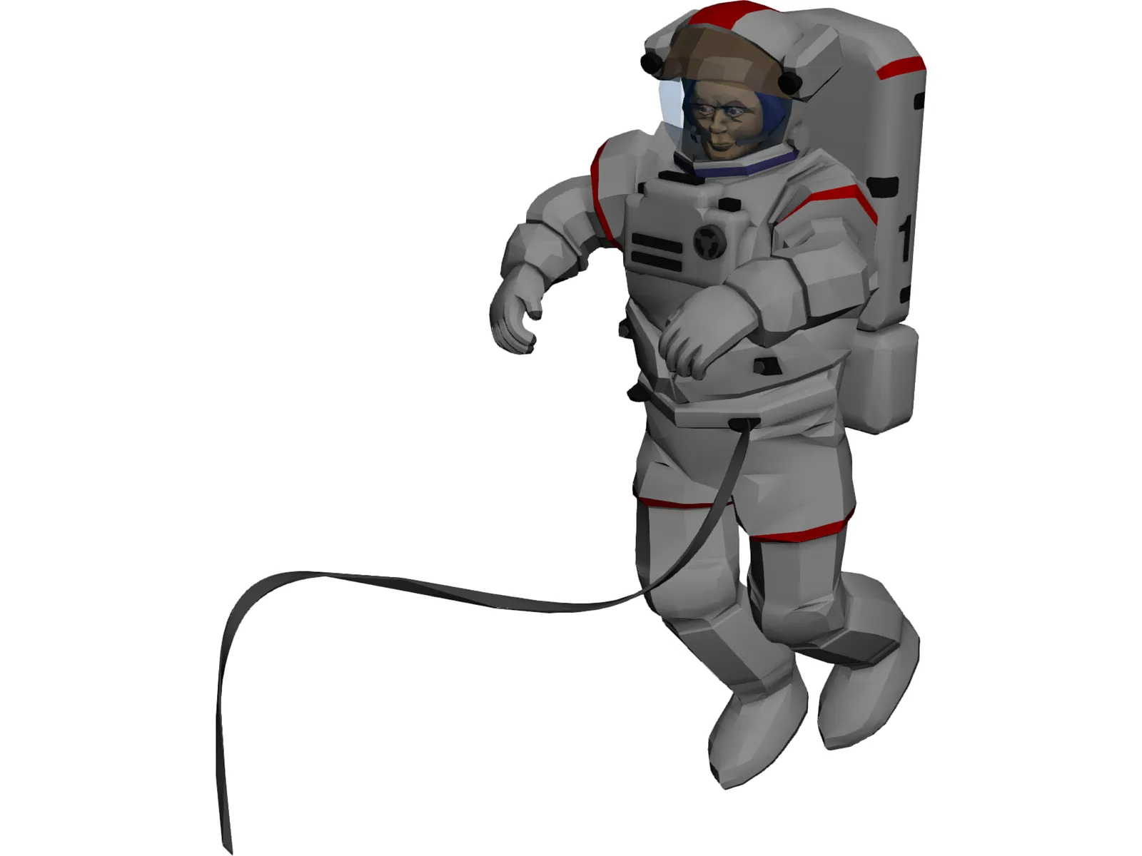 Astronaut 3D Model main preview