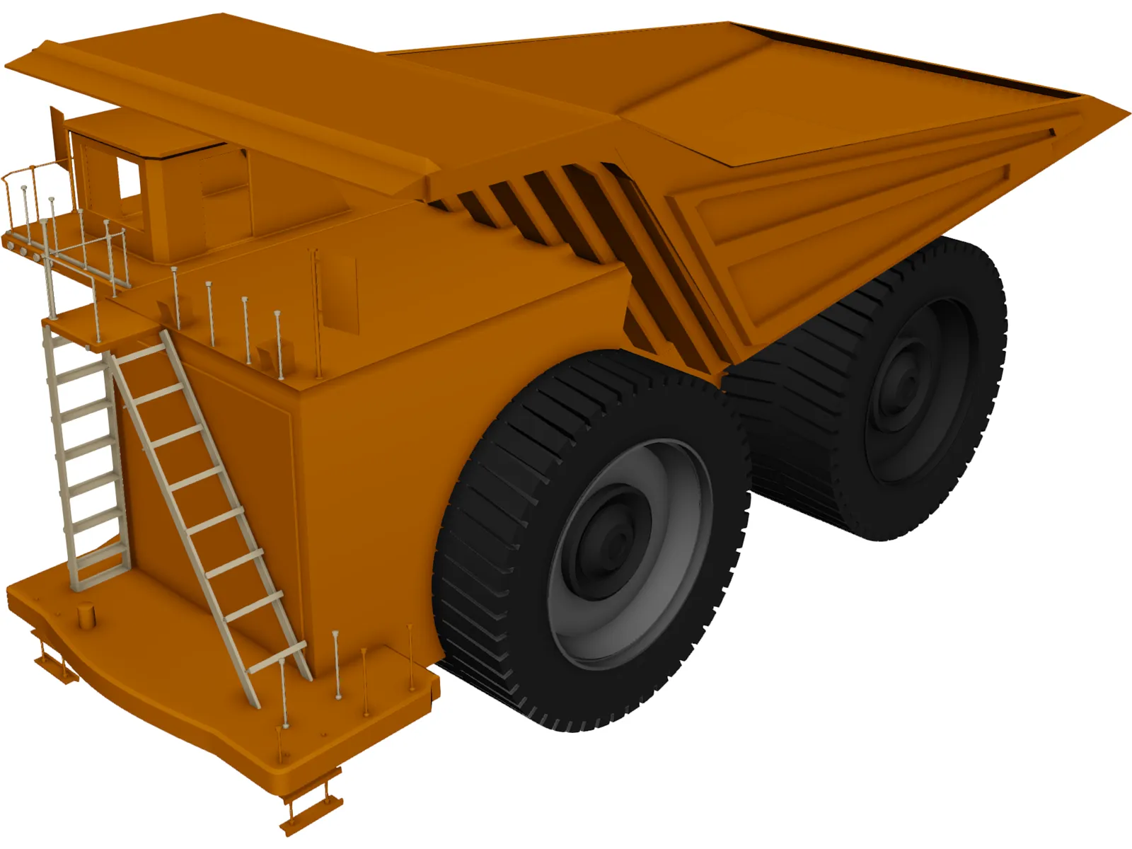 Caterpillar Mining Truck 3D Model main preview