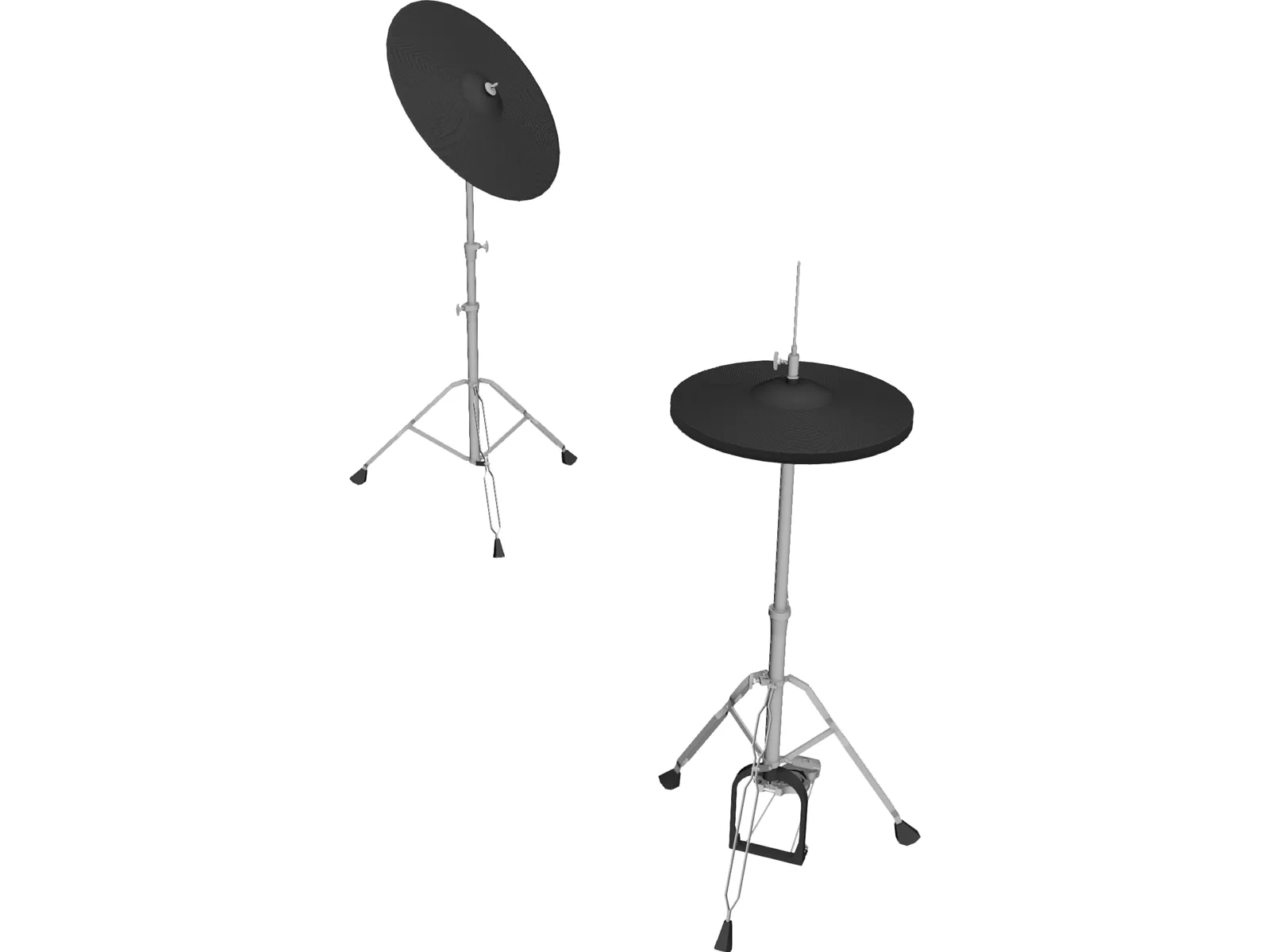 Marshall Portable Hi Hat 3D Model main preview