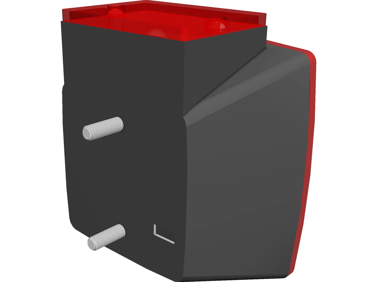Trailer Tail Light 3D Model main preview