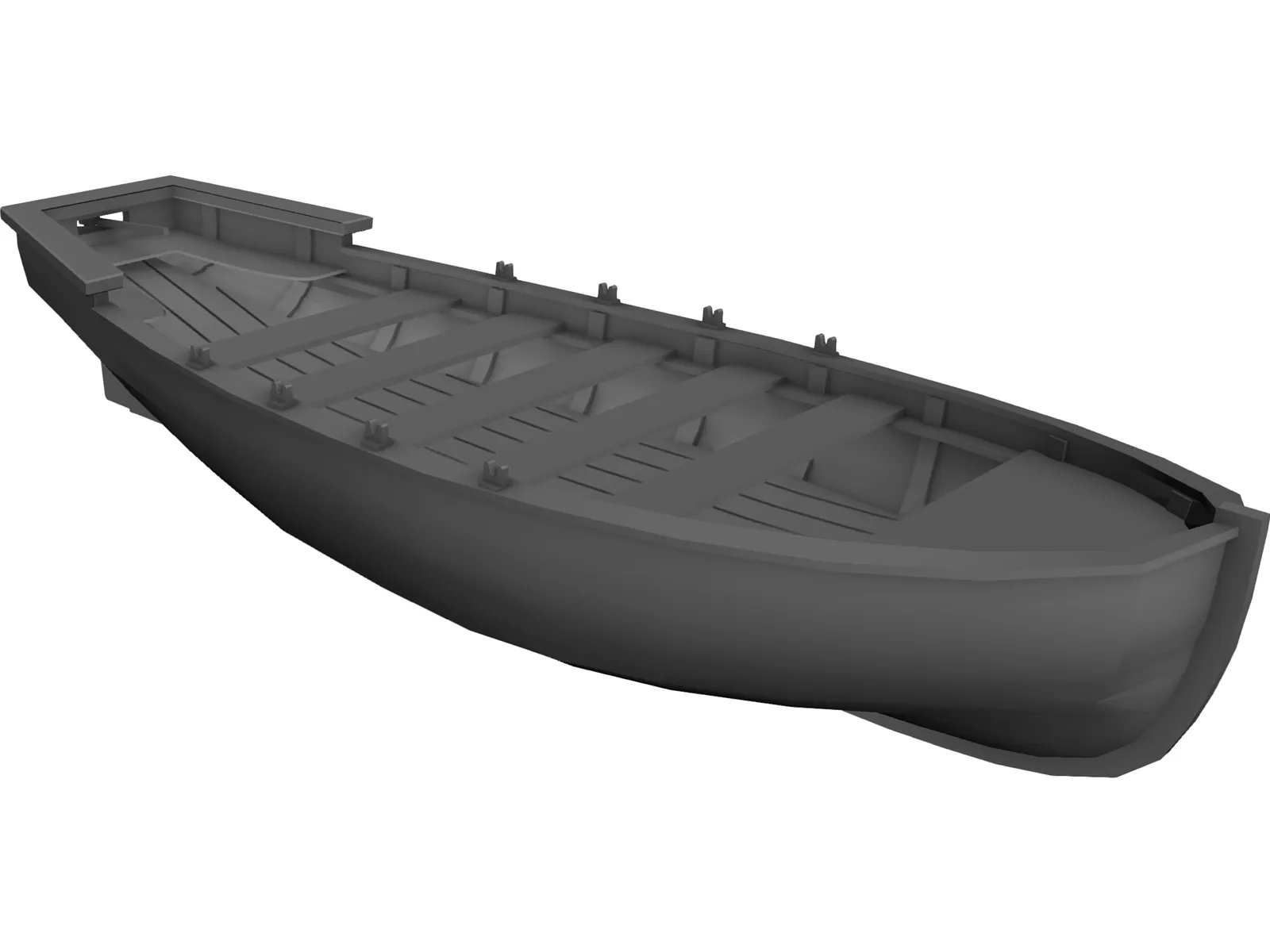 Lifeboat 3D Model main preview
