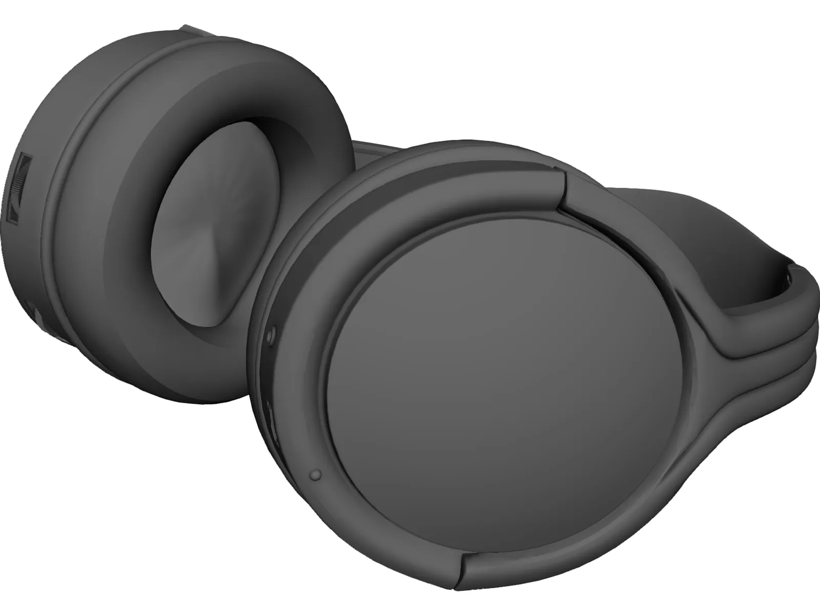 Headphones 3D Model main preview