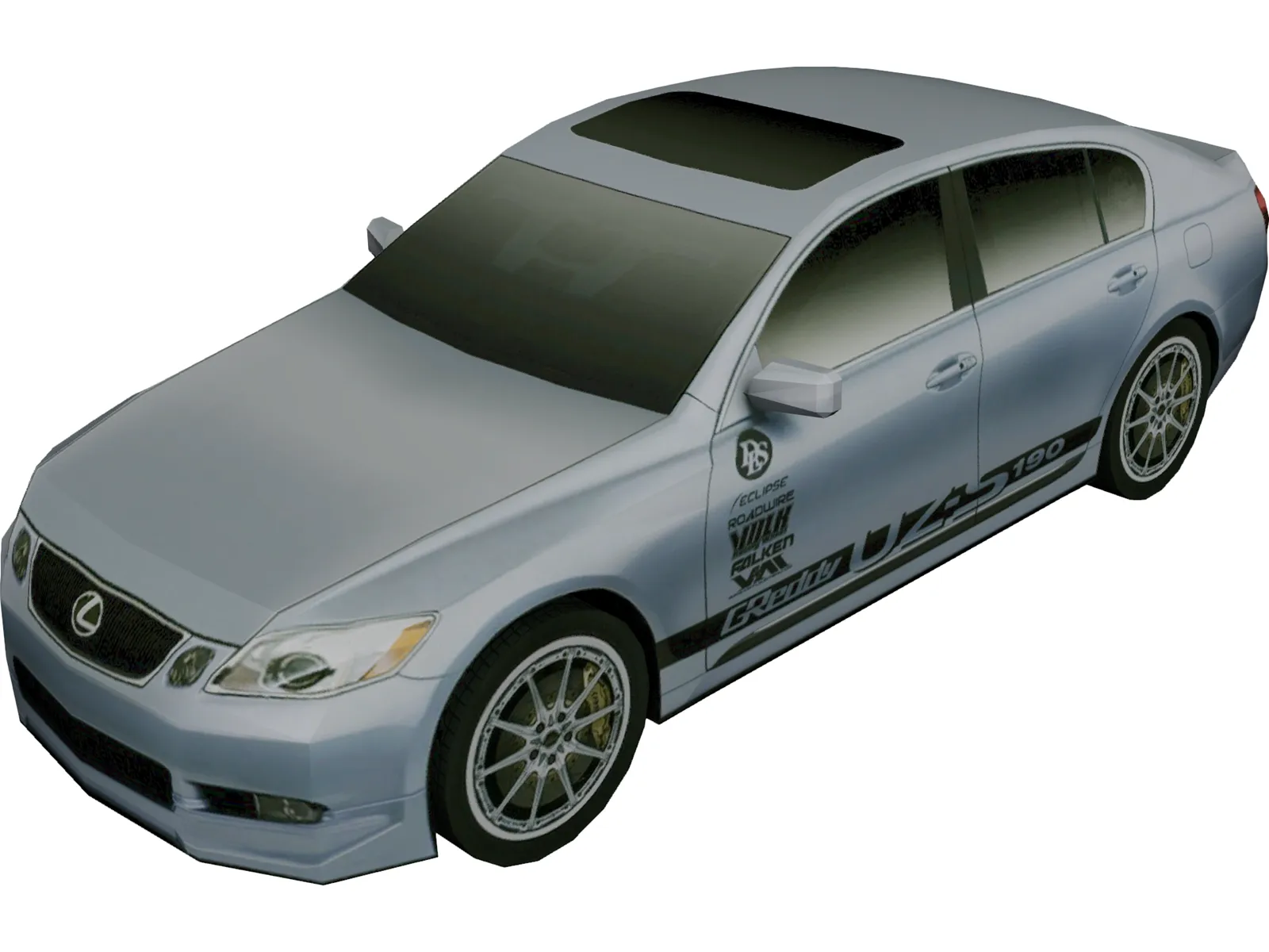 Lexus GS 430 3D Model main preview