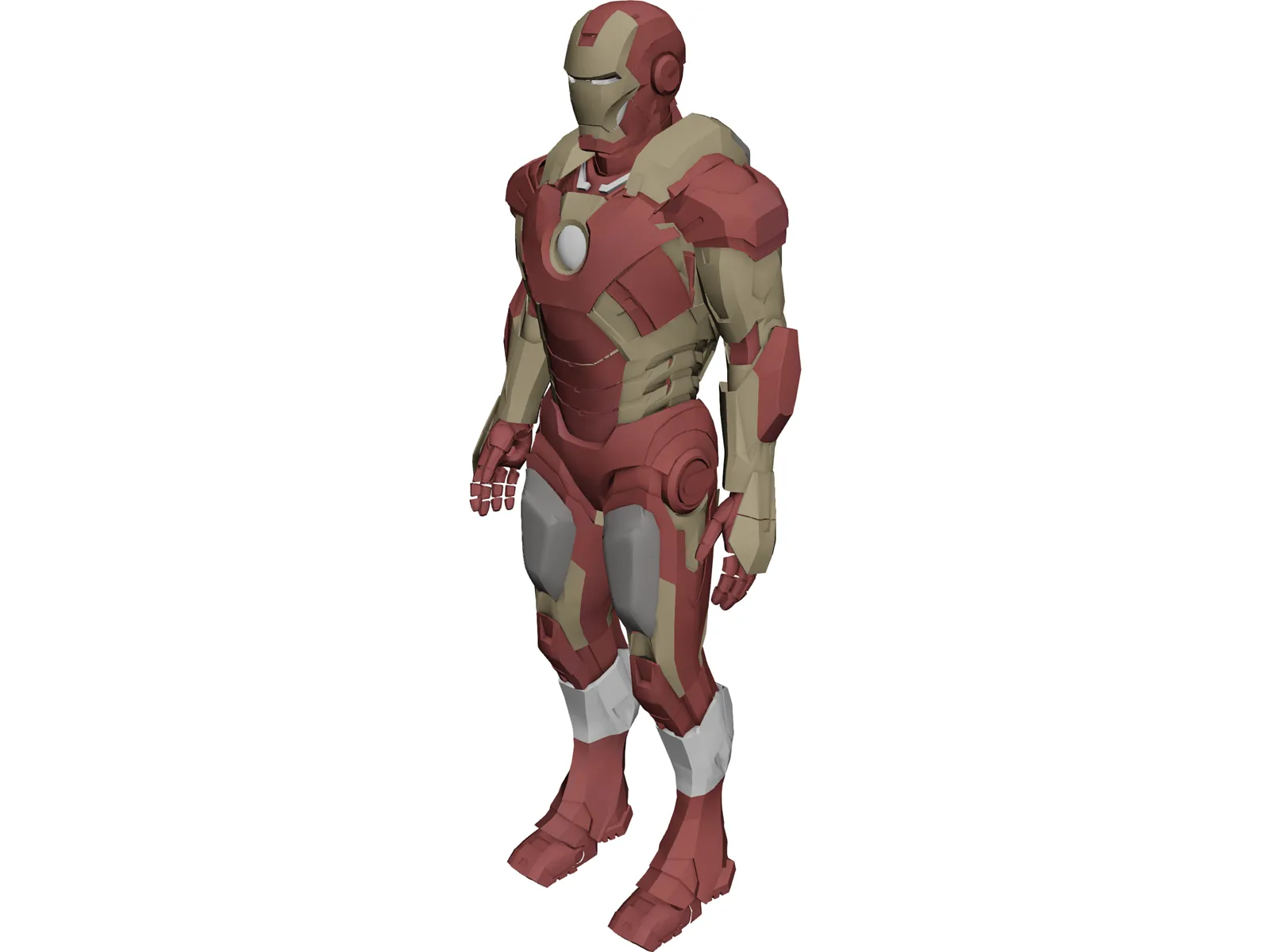 Iron Man Mk VII 3D Model main preview