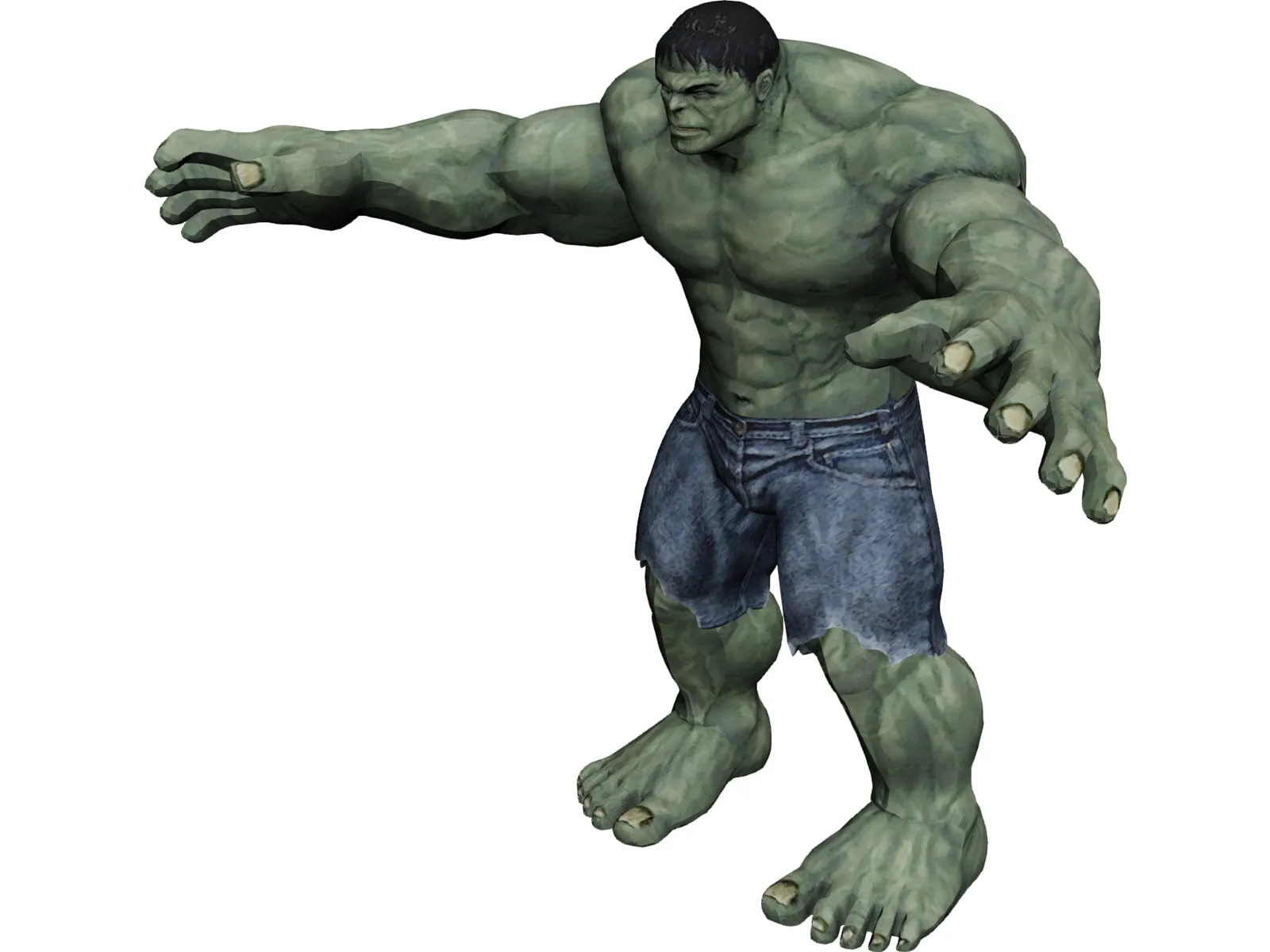 Hulk 3D Model main preview