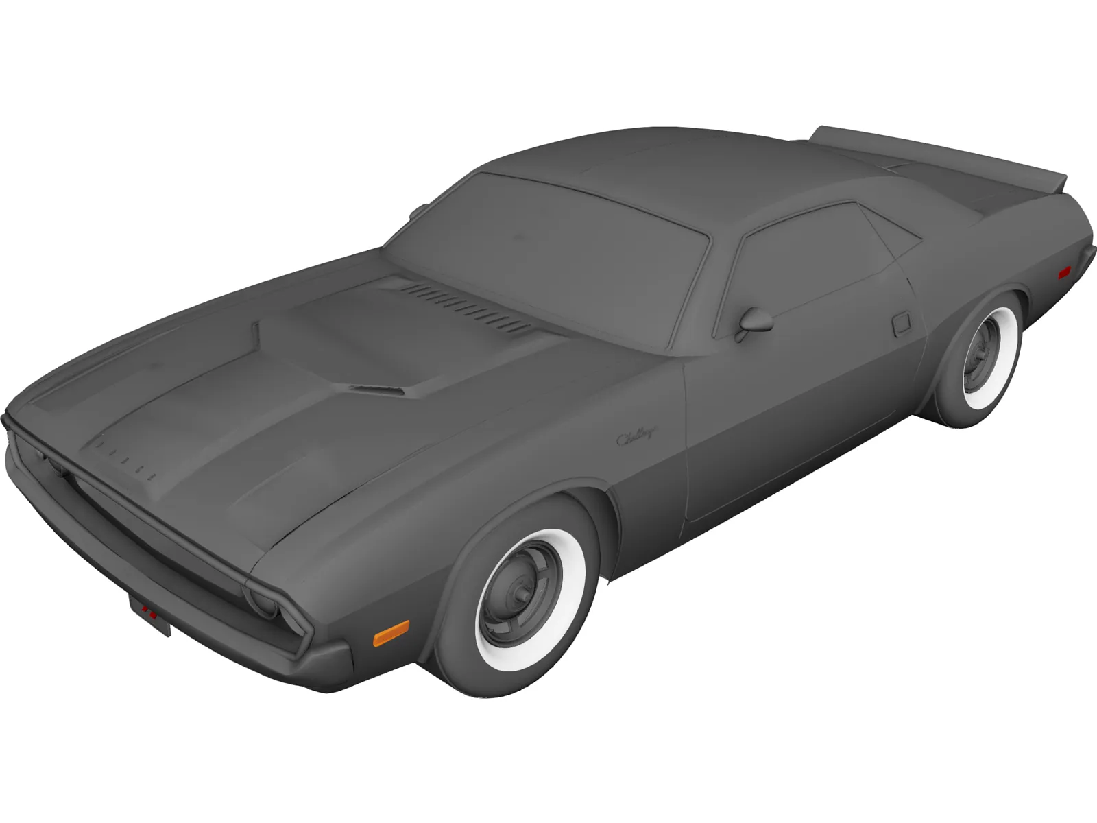 Dodge Challenger (1970) 3D Model main preview
