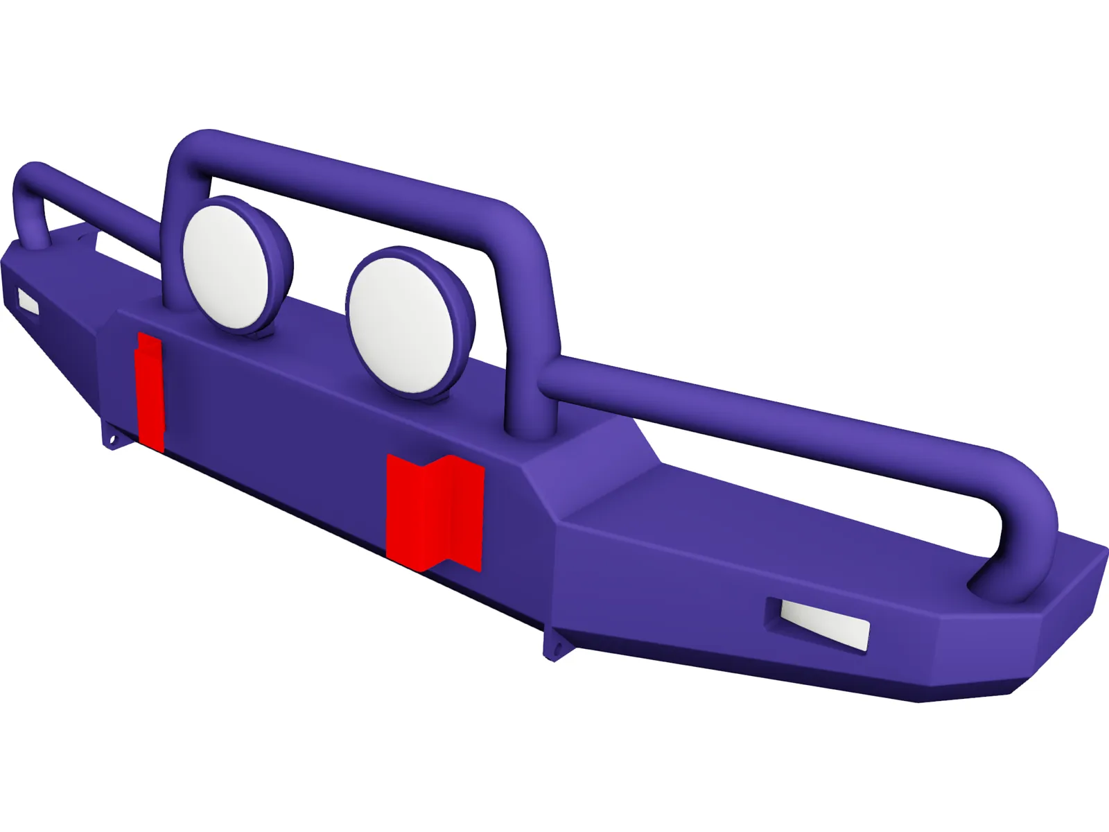 Daihatsu F70 Bumper 3D Model main preview