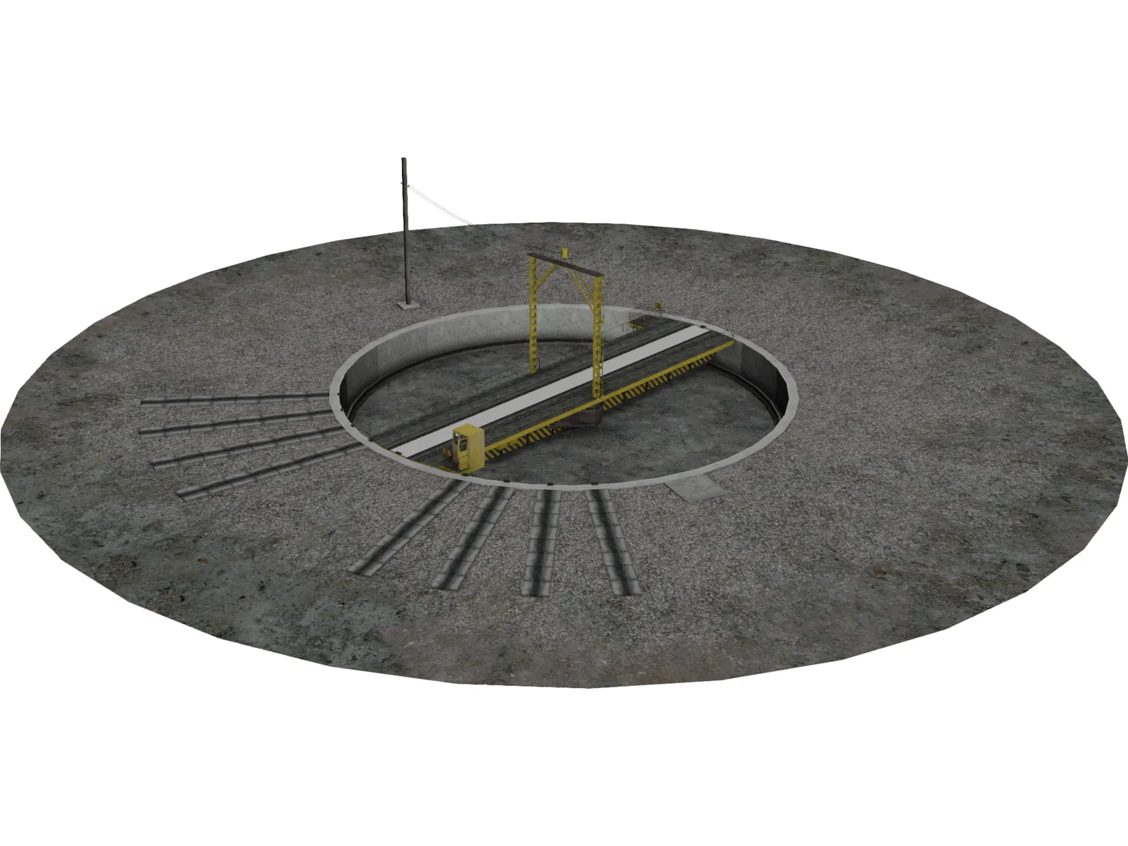 Pit Spinner 3D Model main preview