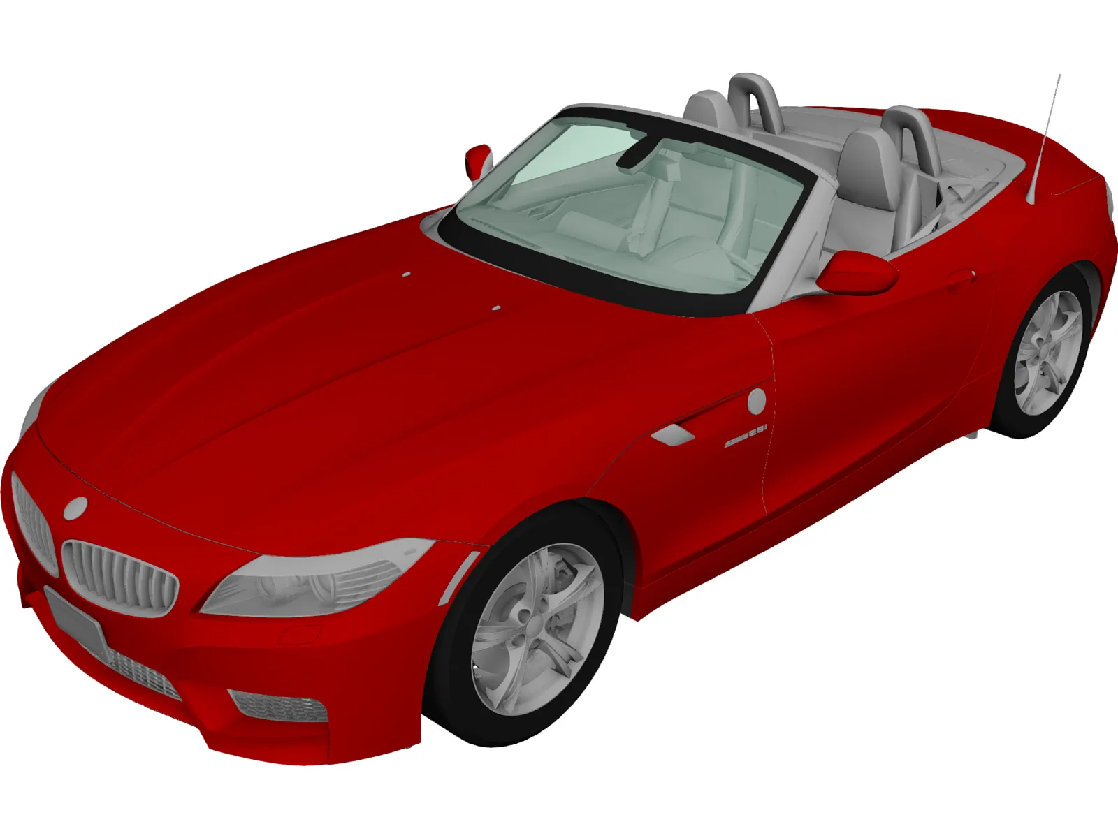 BMW Z4 sDrive 35is 3D Model main preview