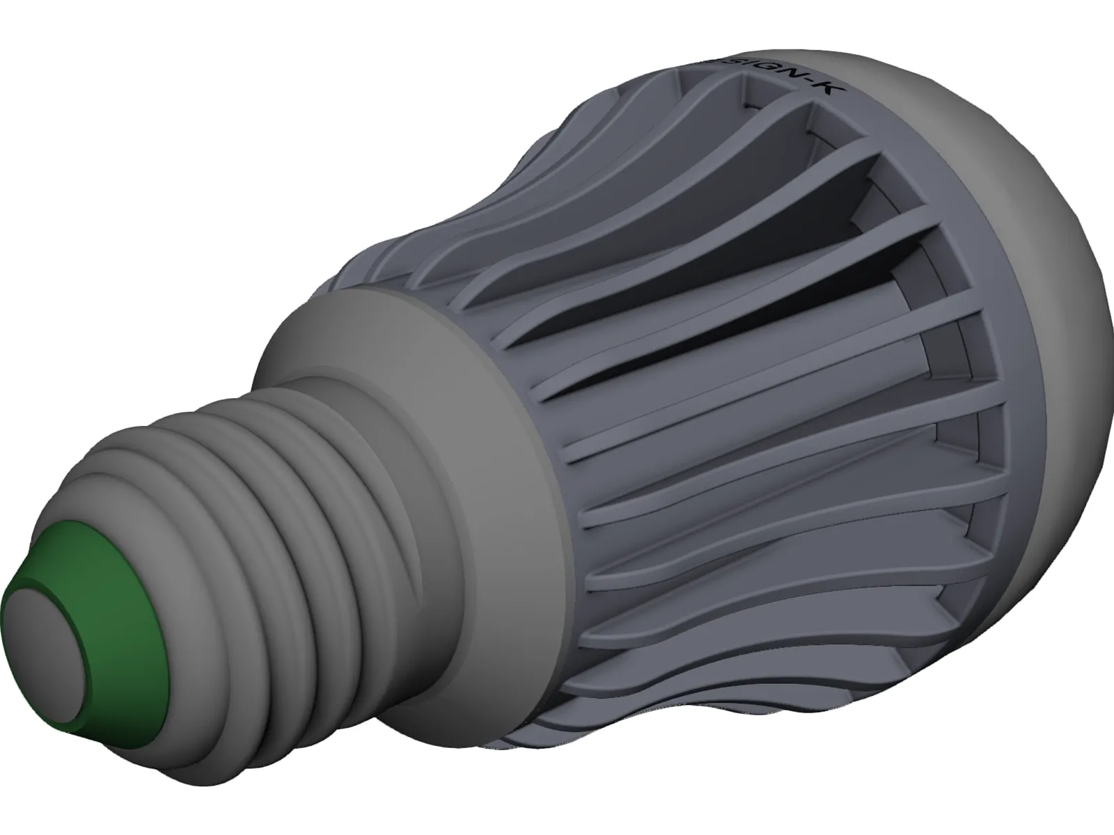 LED Light Bulb Type D 3D Model main preview