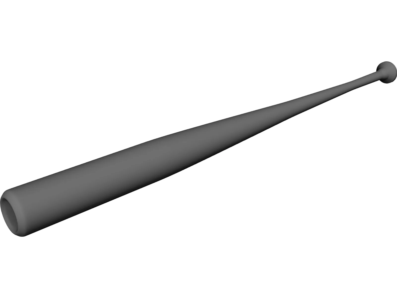 Baseball Bat 3D Model main preview