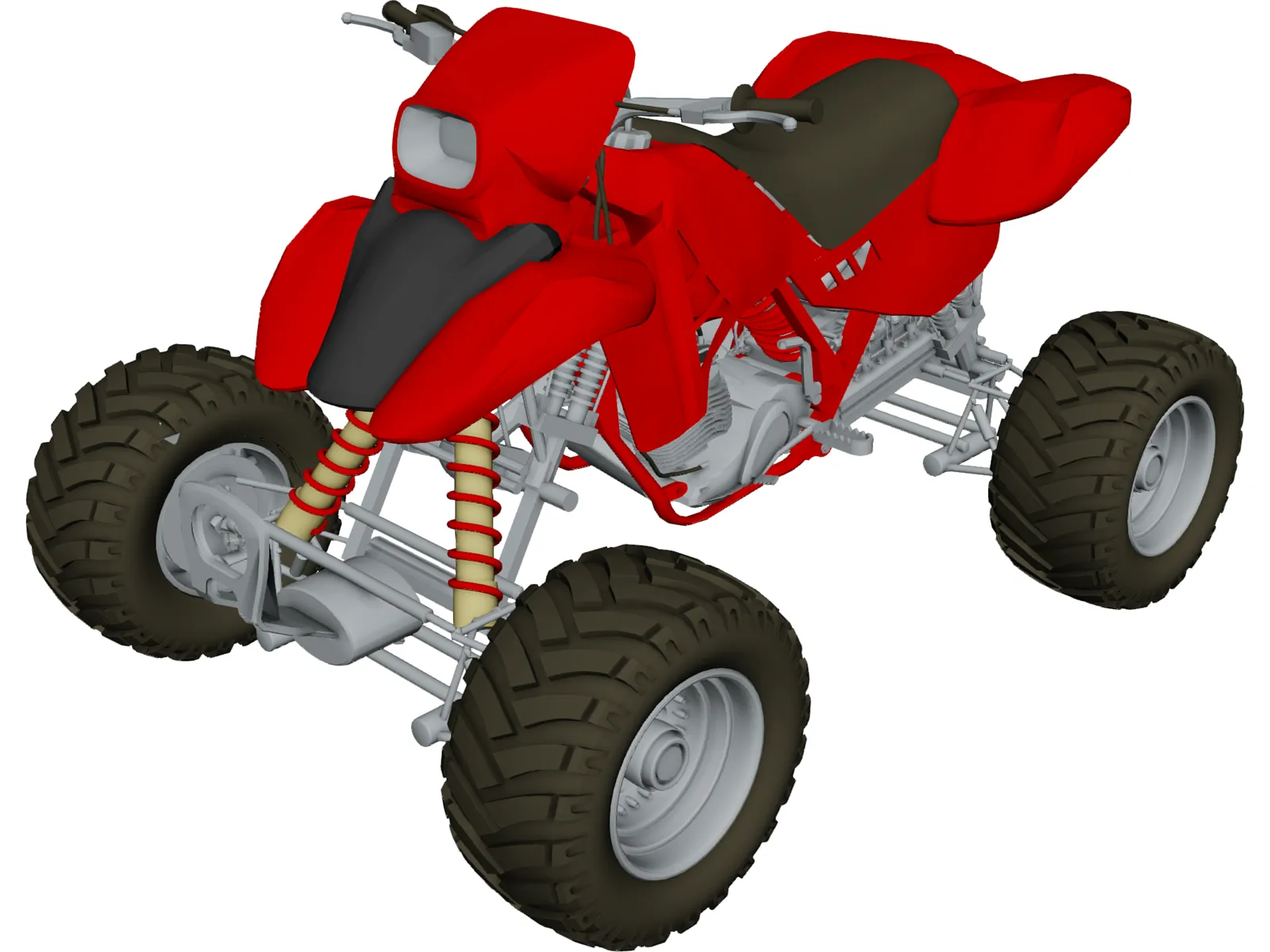 Quad 4x4 3D Model main preview